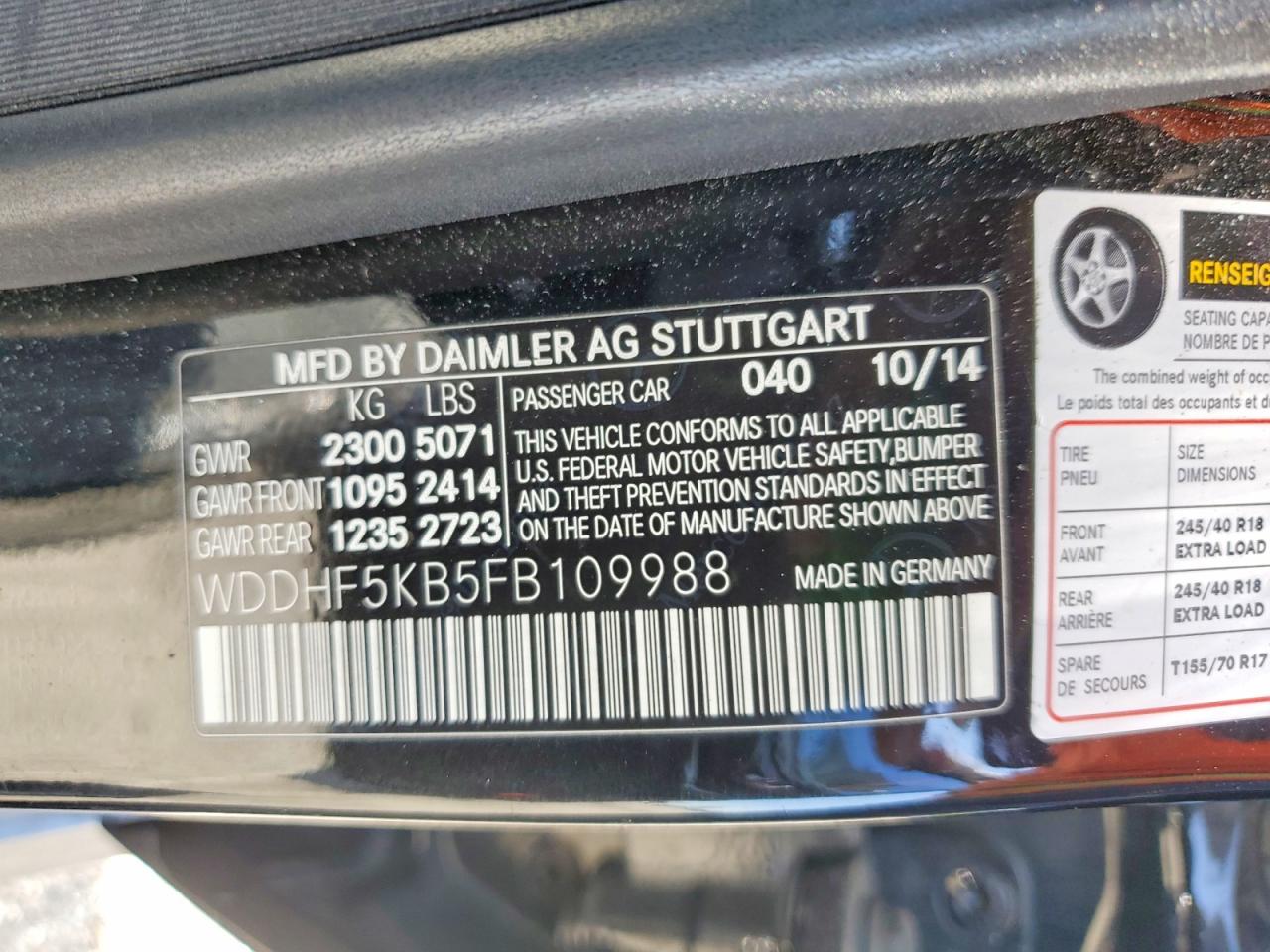 2015 Mercedes-benz E 350 Black vin: WDDHF5KB5FB109988