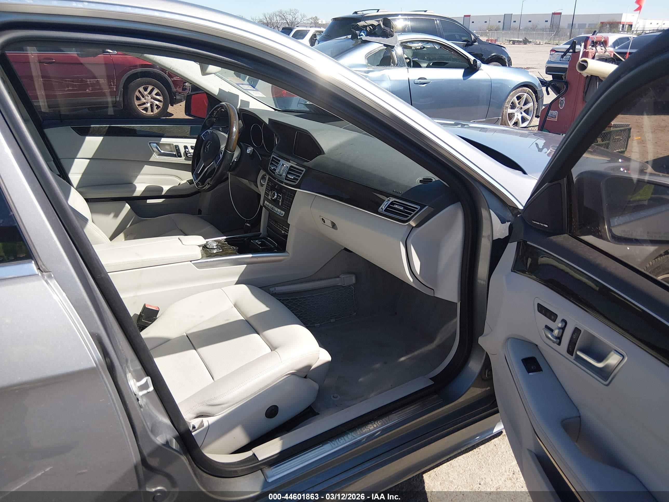 2015 Mercedes-benz E 350   Серый vin: WDDHF5KB5FB130324