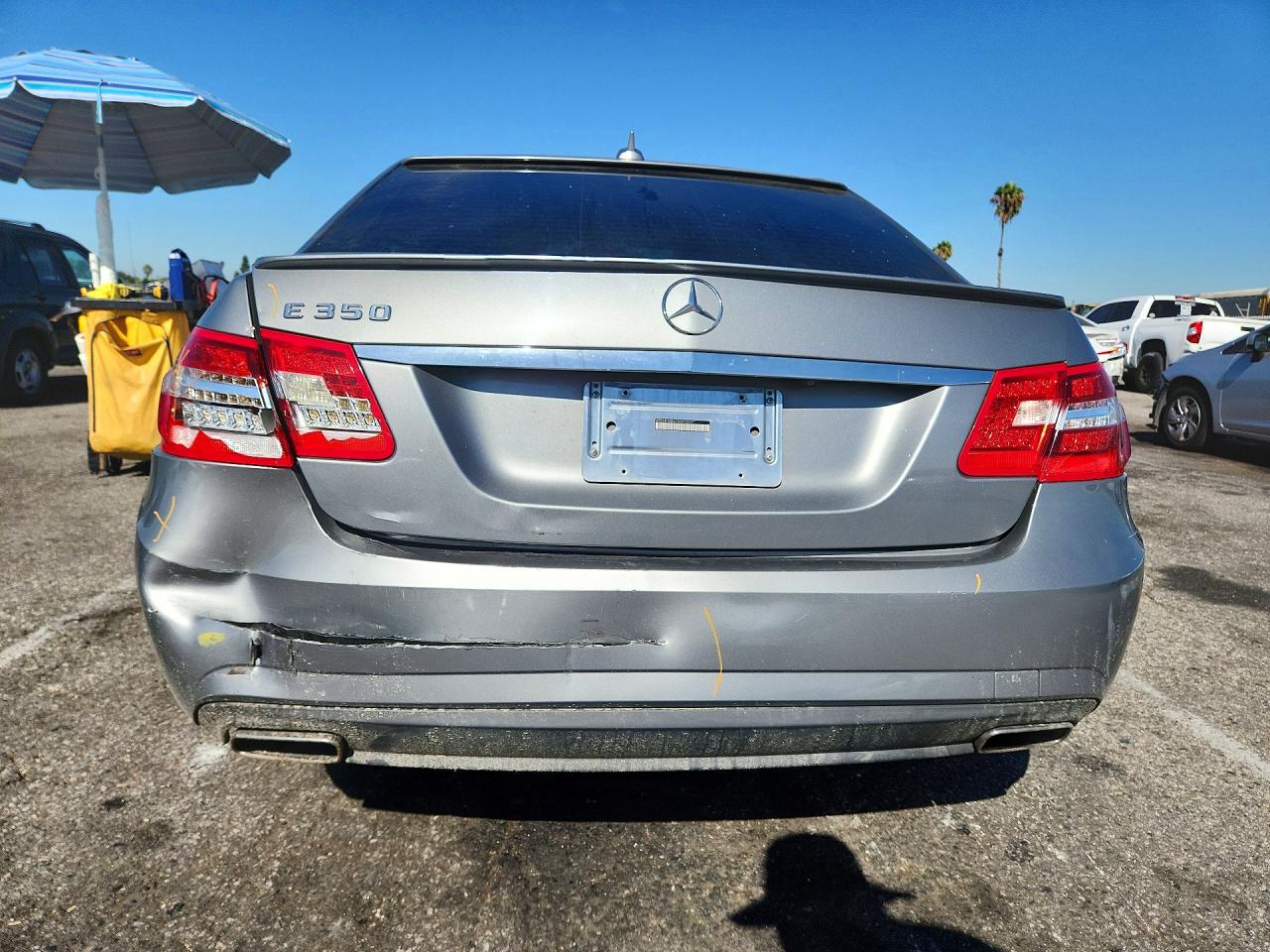 2012 Mercedes-benz E 350 Gray vin: WDDHF5KB6CA591257