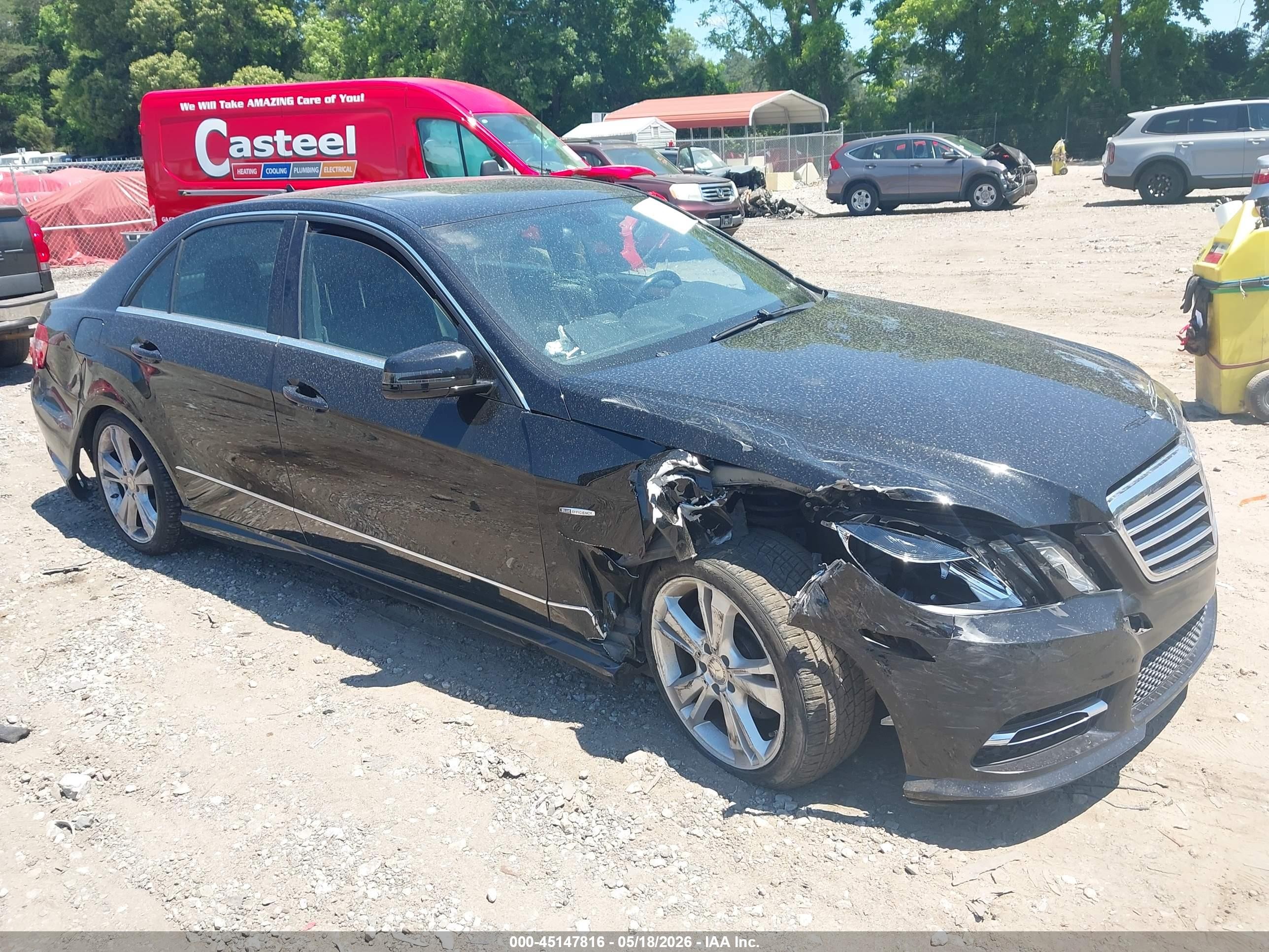 2012 Mercedes-benz E 350   Black vin: WDDHF5KB6CA623155
