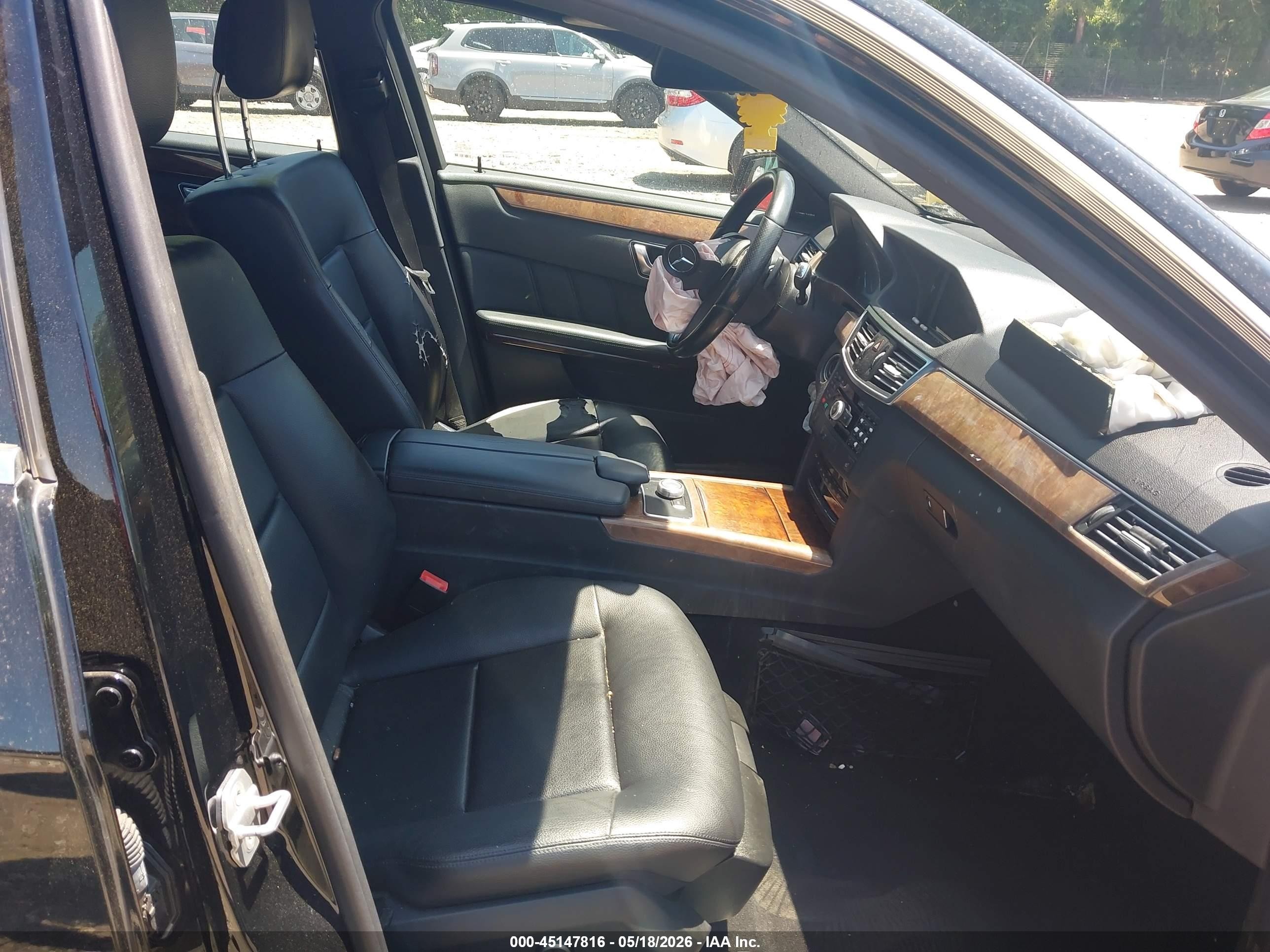 2012 Mercedes-benz E 350   Black vin: WDDHF5KB6CA623155