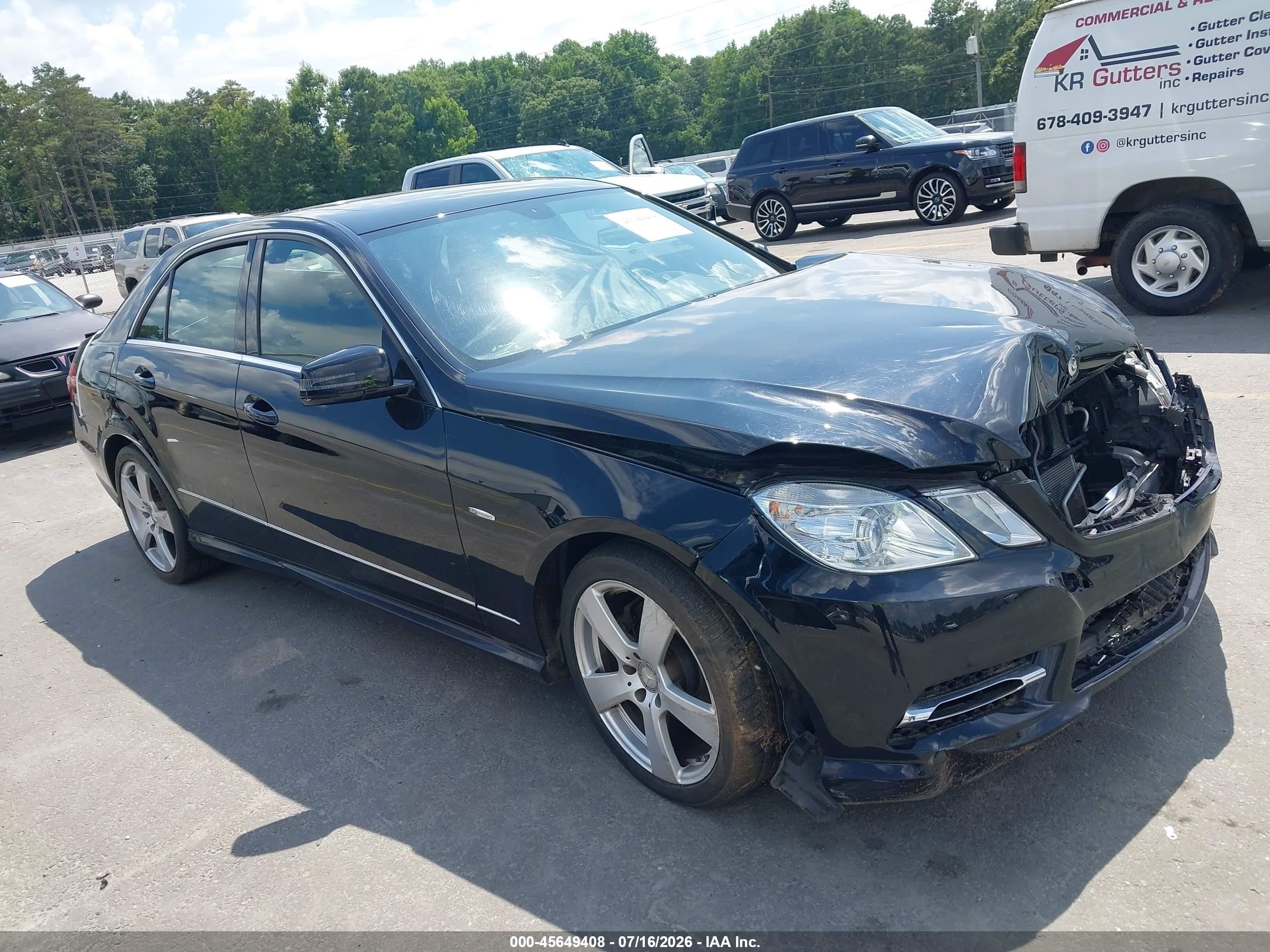 2012 Mercedes-benz E 350   Black vin: WDDHF5KB6CA635757