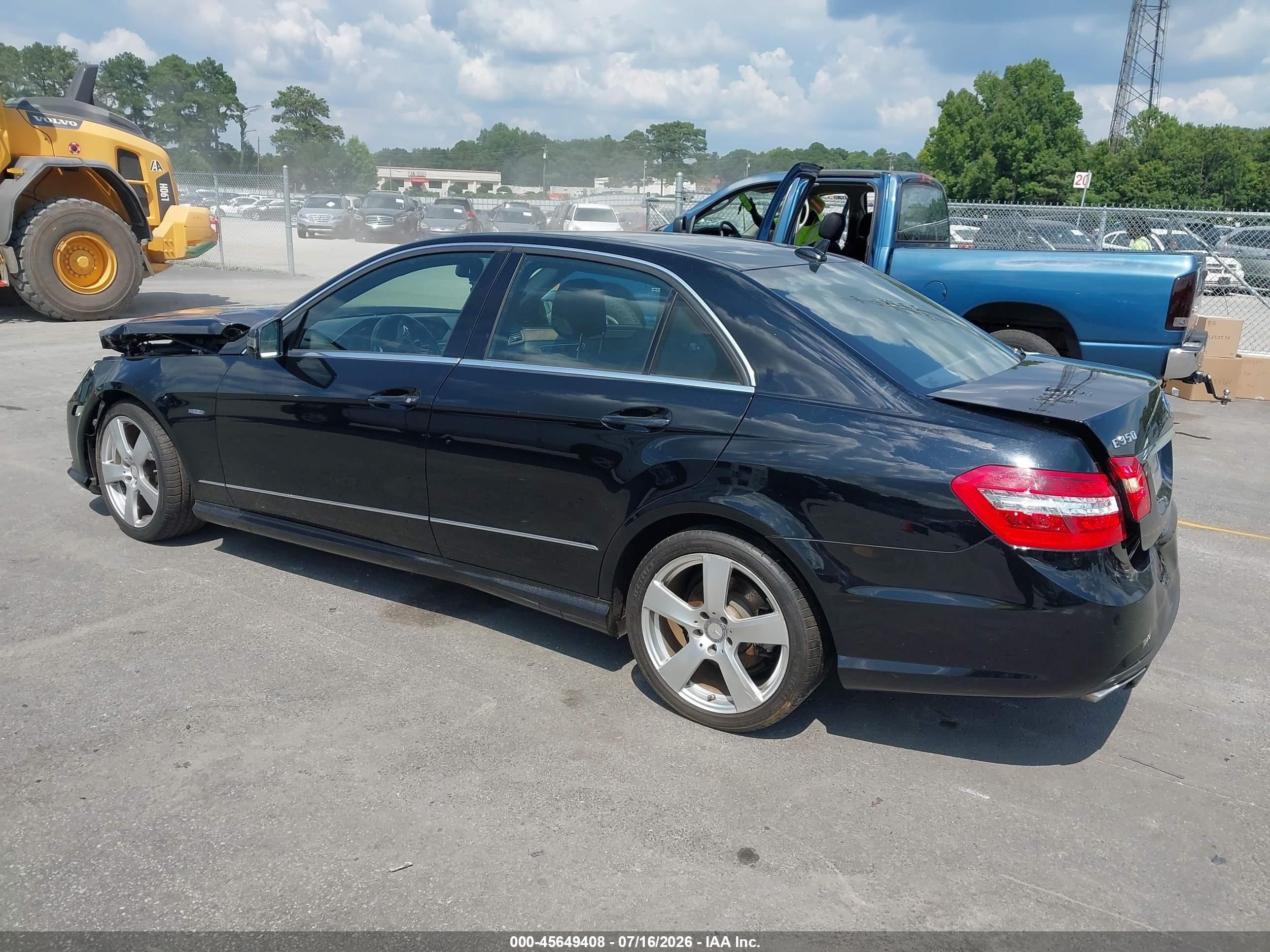 2012 Mercedes-benz E 350   Black vin: WDDHF5KB6CA635757