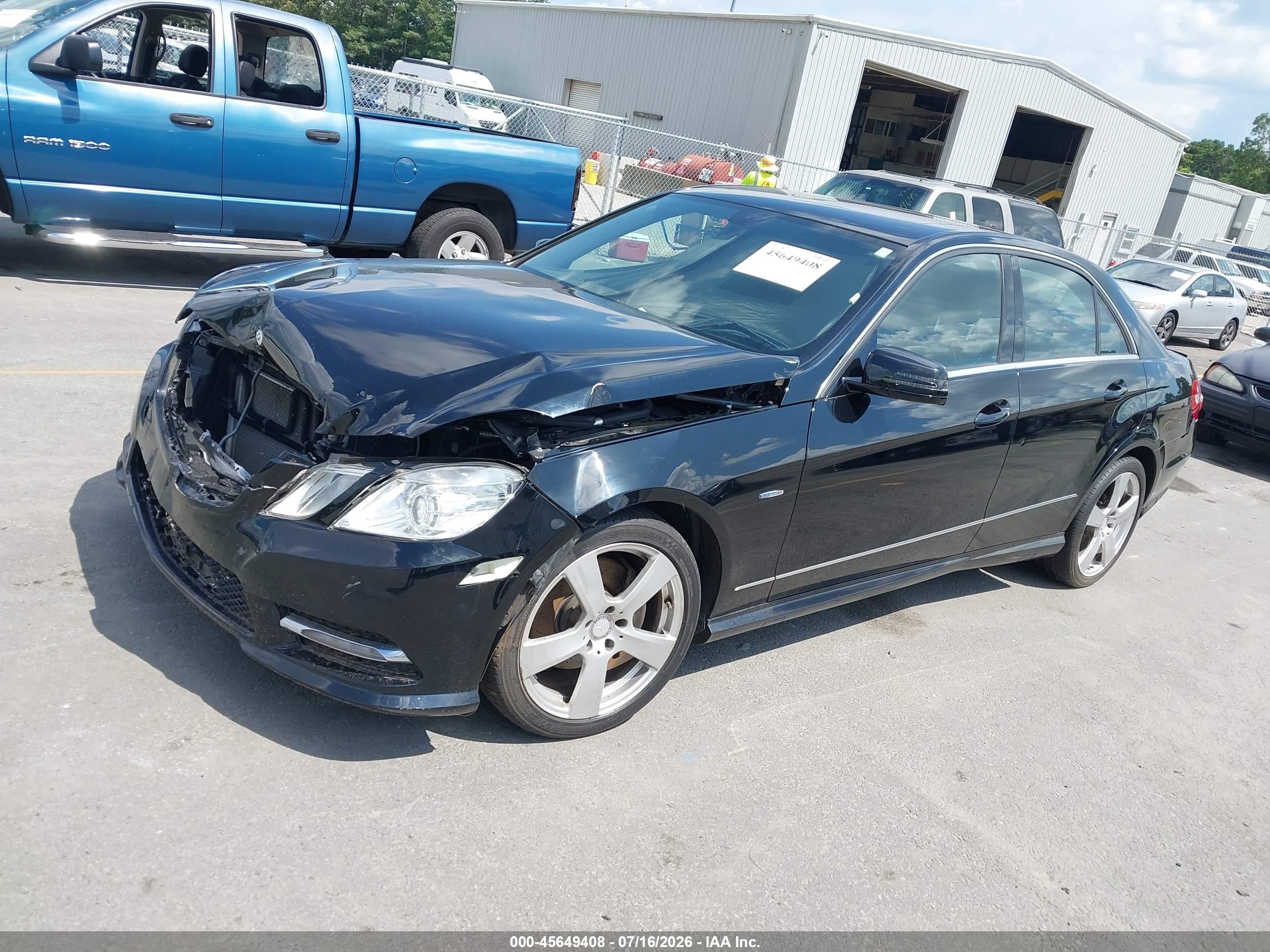 2012 Mercedes-benz E 350   Black vin: WDDHF5KB6CA635757