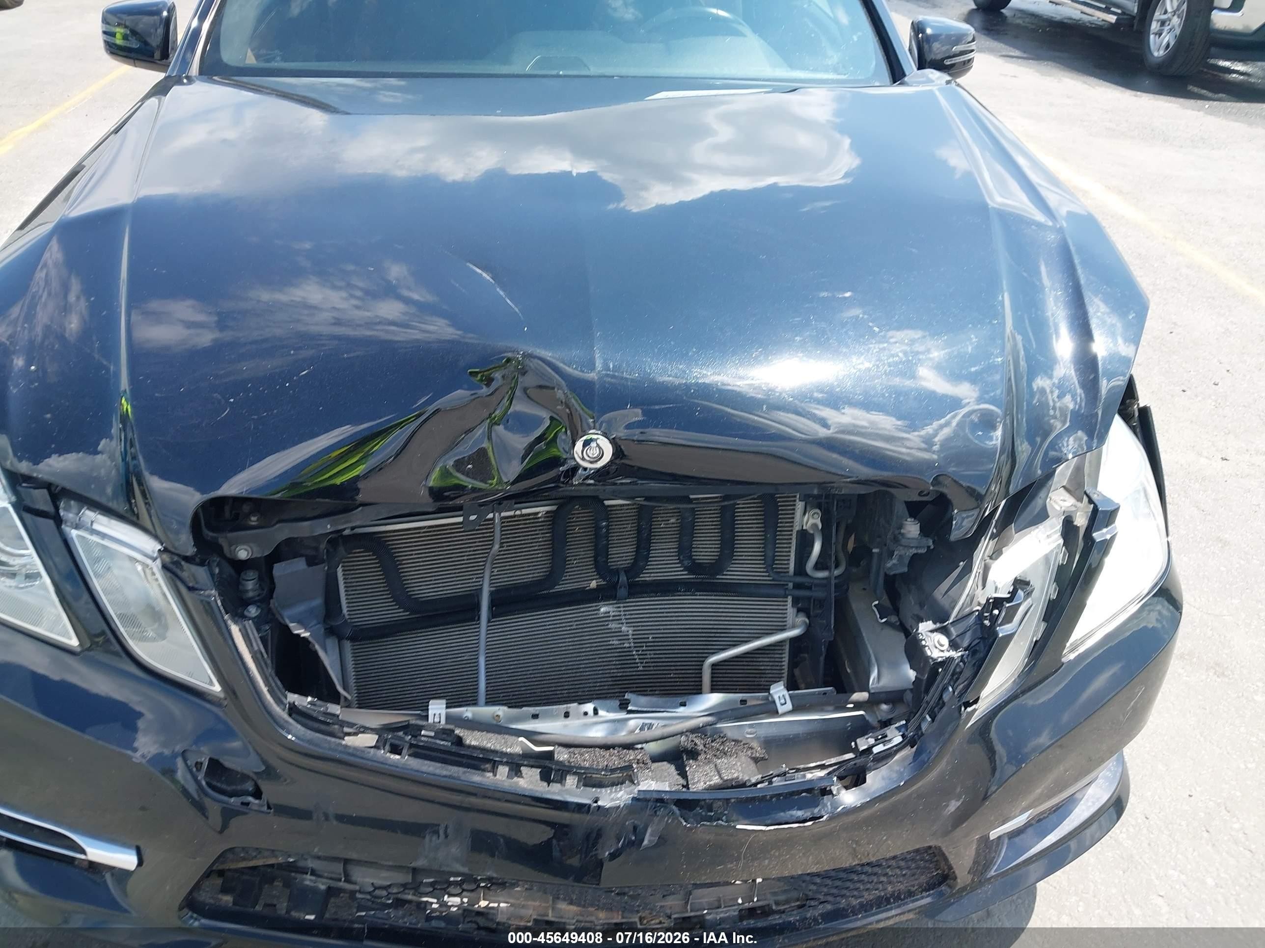 2012 Mercedes-benz E 350   Black vin: WDDHF5KB6CA635757