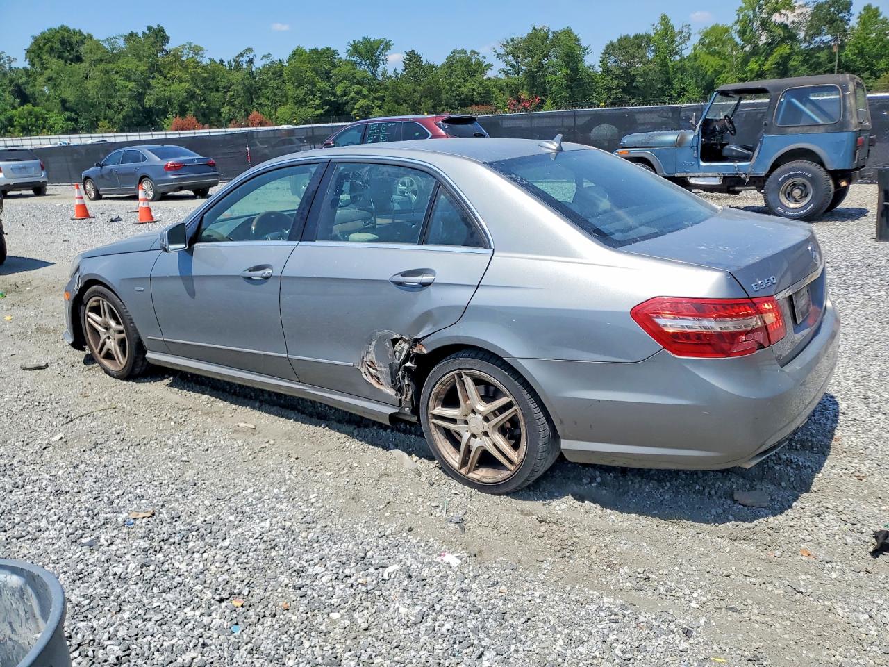 2012 Mercedes-benz E 350 Gray vin: WDDHF5KB6CA646192