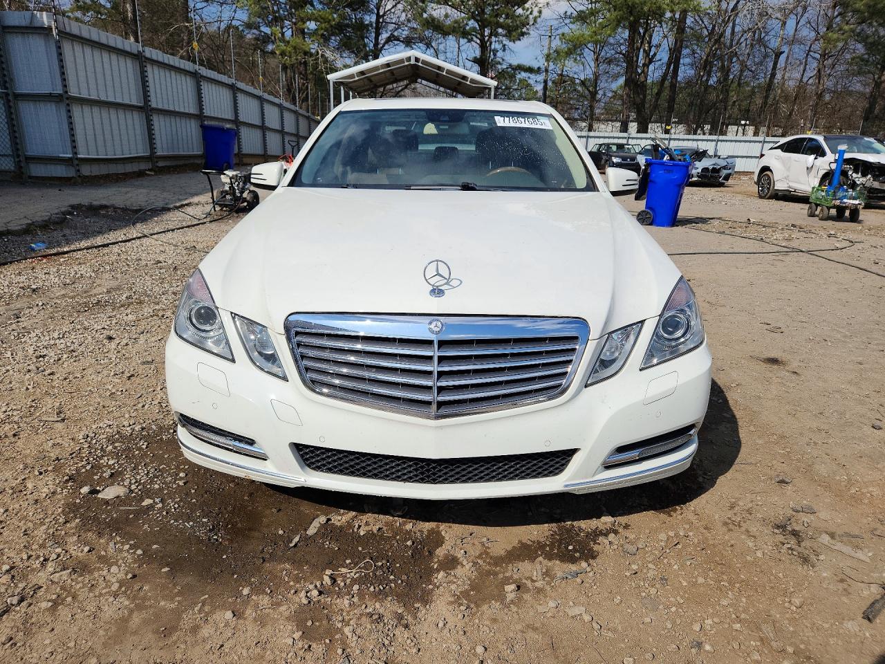 2012 Mercedes-benz E 350 White vin: WDDHF5KB6CA654017