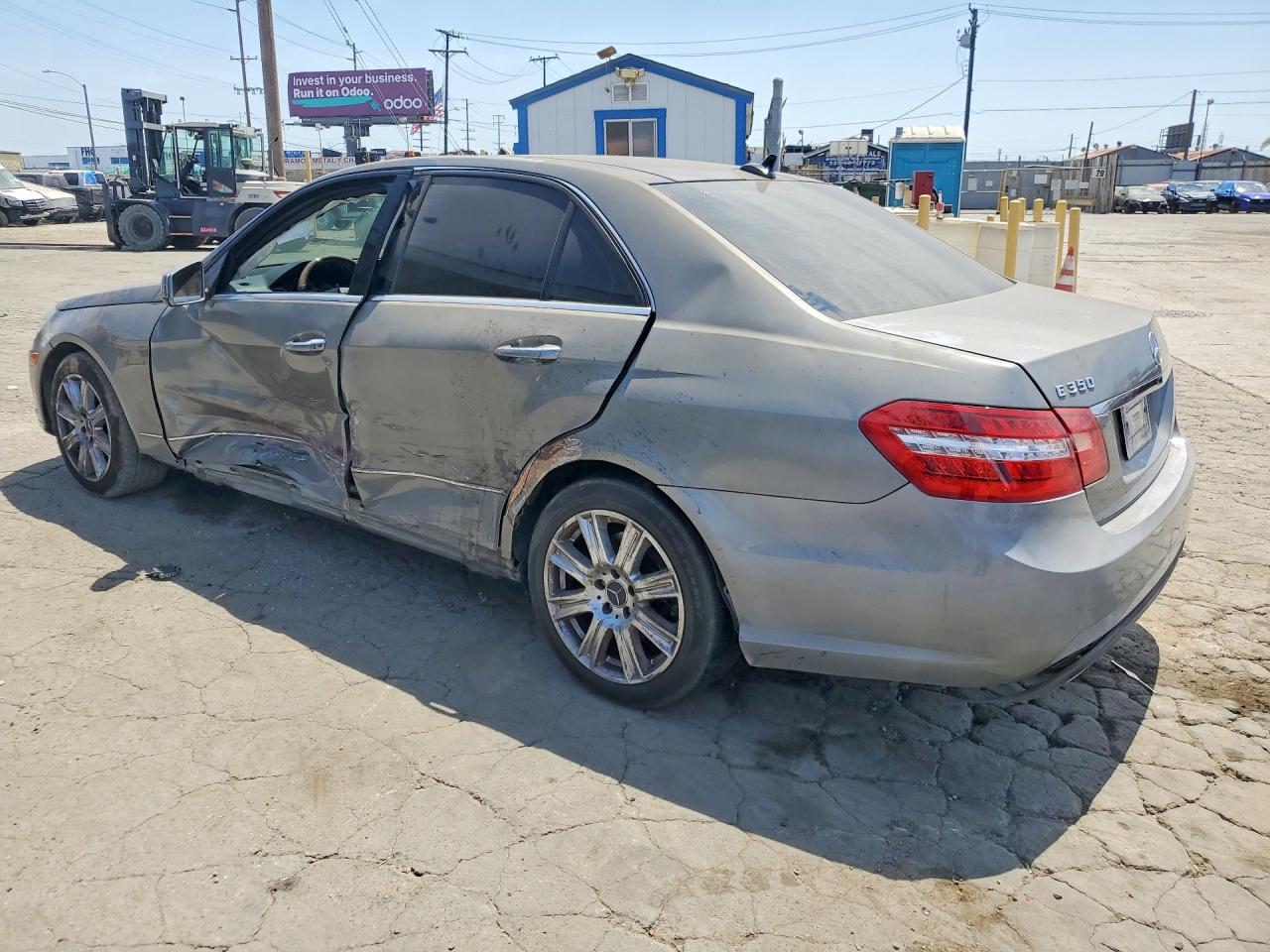 2013 Mercedes-benz E 350 Silver vin: WDDHF5KB6DA666184