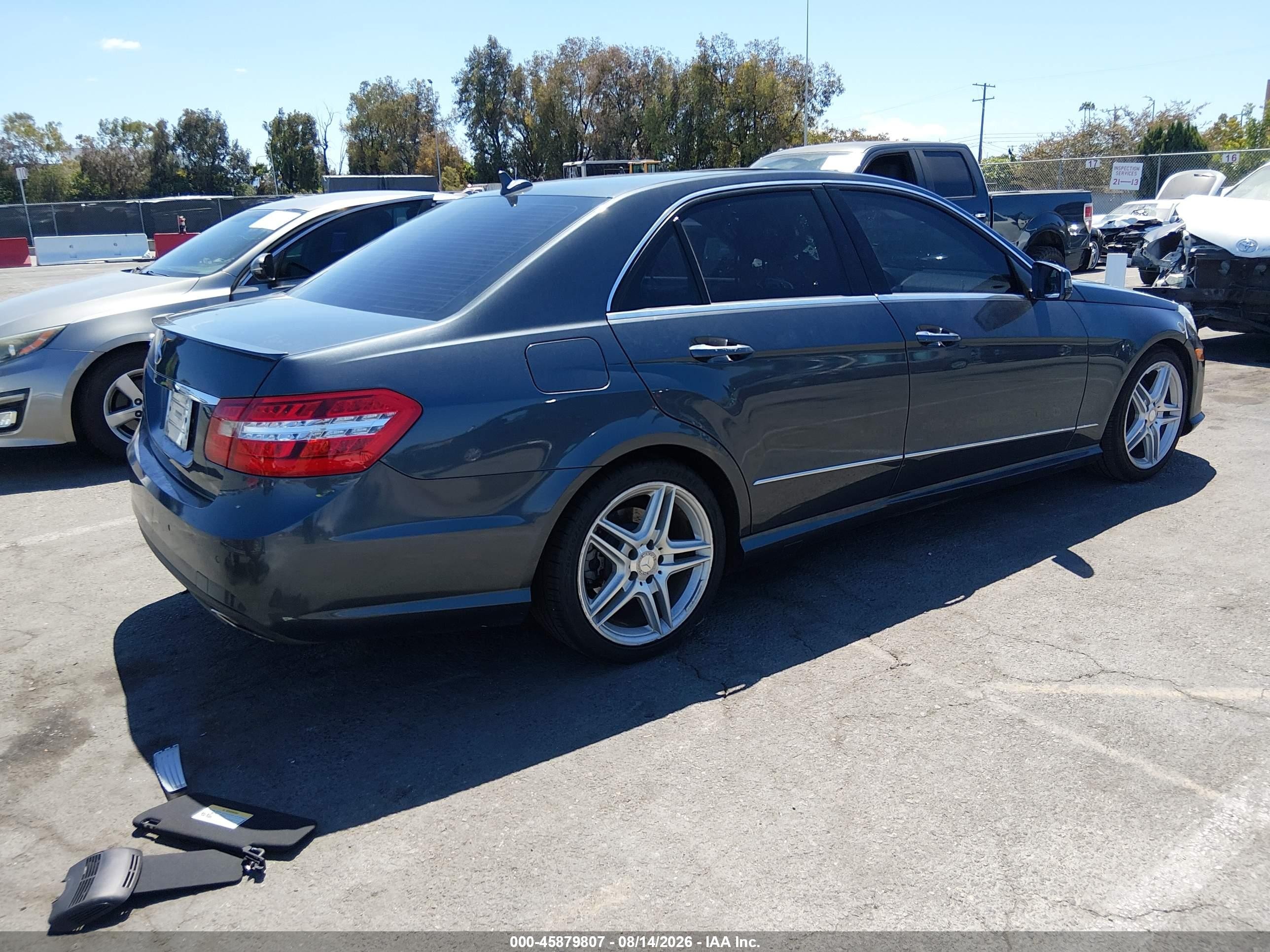 2013 Mercedes-benz E 350   Blue vin: WDDHF5KB6DA746536