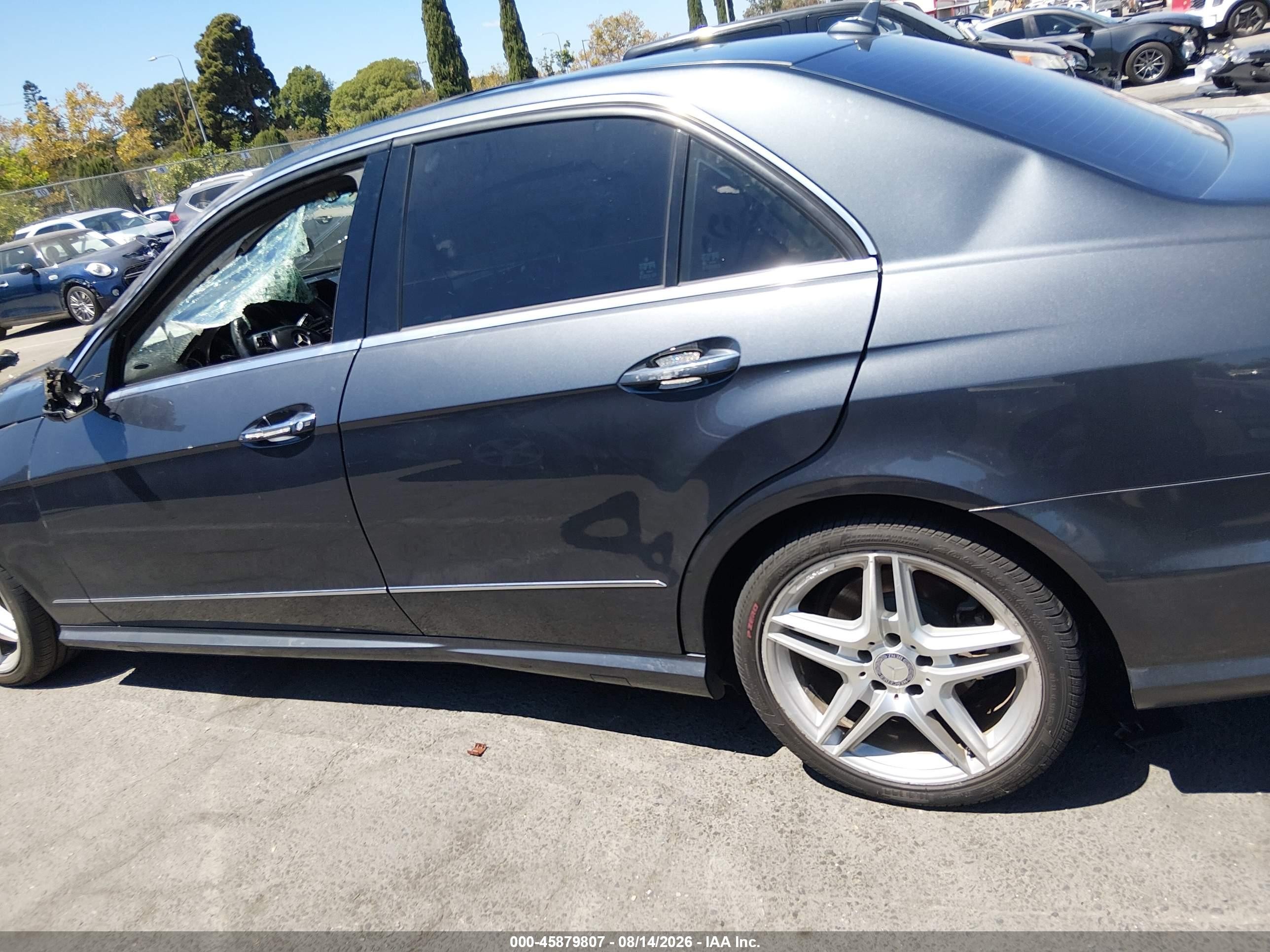 2013 Mercedes-benz E 350   Blue vin: WDDHF5KB6DA746536
