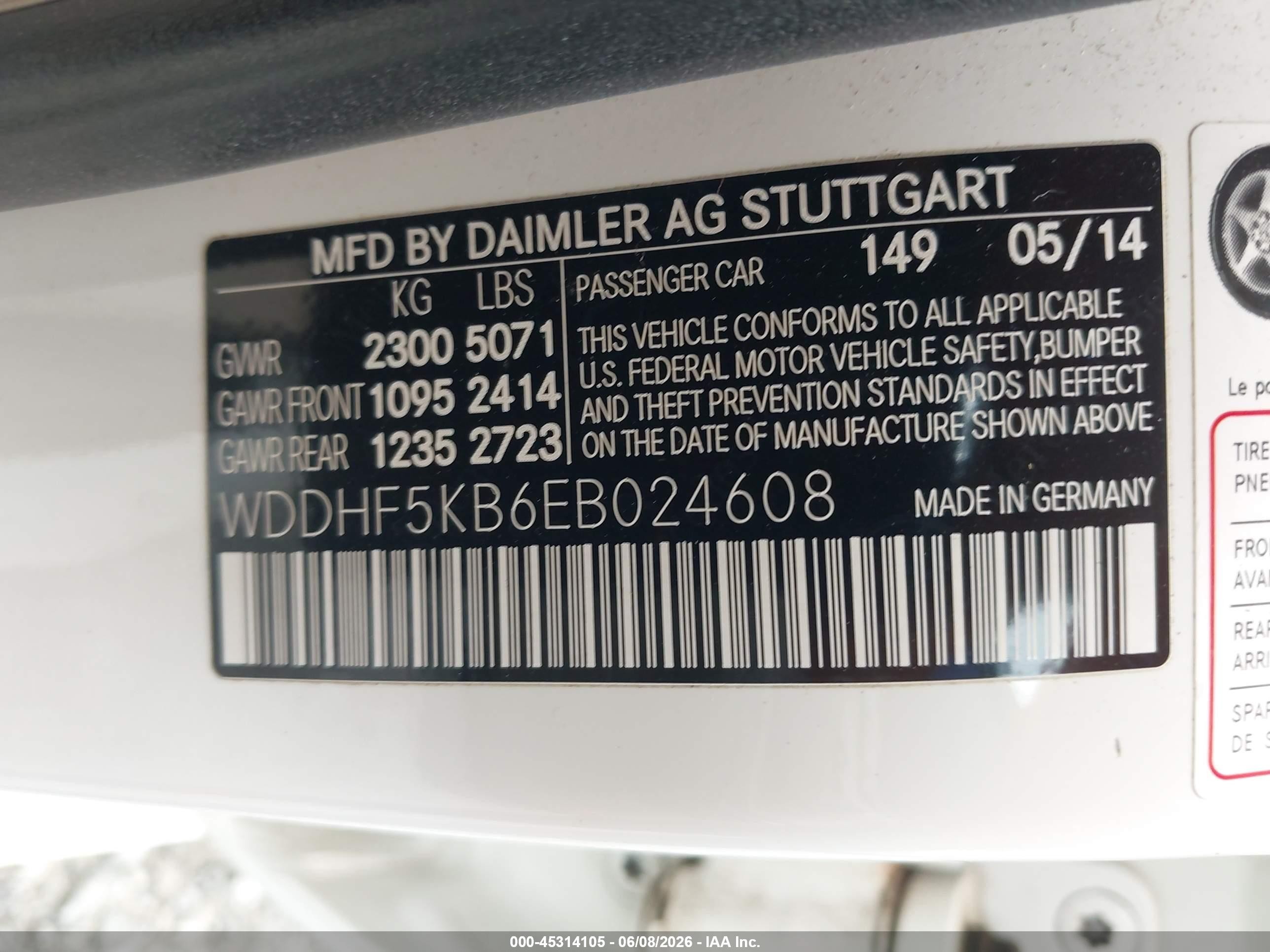 2014 Mercedes-benz E 350   White vin: WDDHF5KB6EB024608
