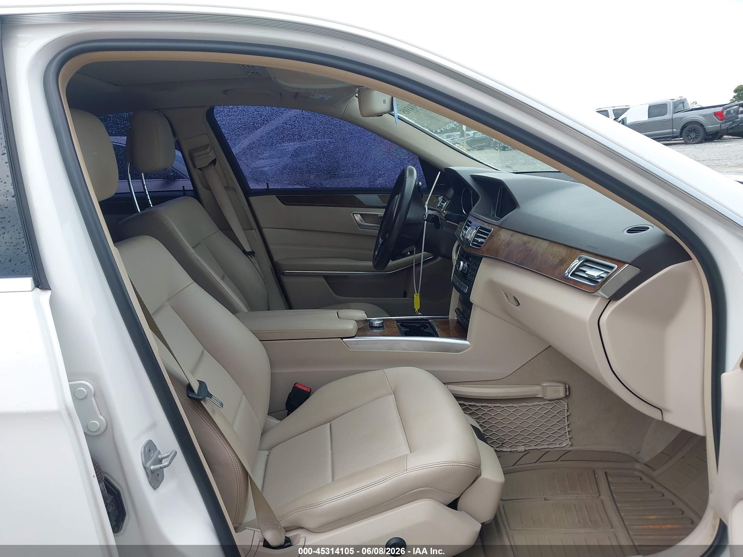 2014 Mercedes-benz E 350   White vin: WDDHF5KB6EB024608