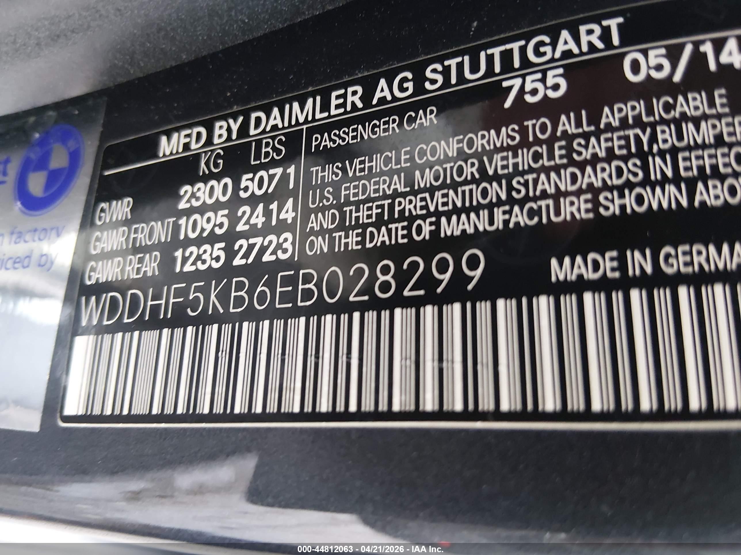 2014 Mercedes-benz E 350   Gray vin: WDDHF5KB6EB028299