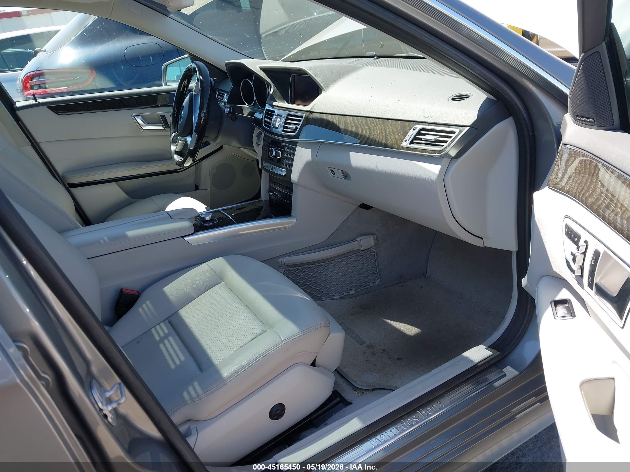 2015 Mercedes-benz E 350   Серый vin: WDDHF5KB6FB117405