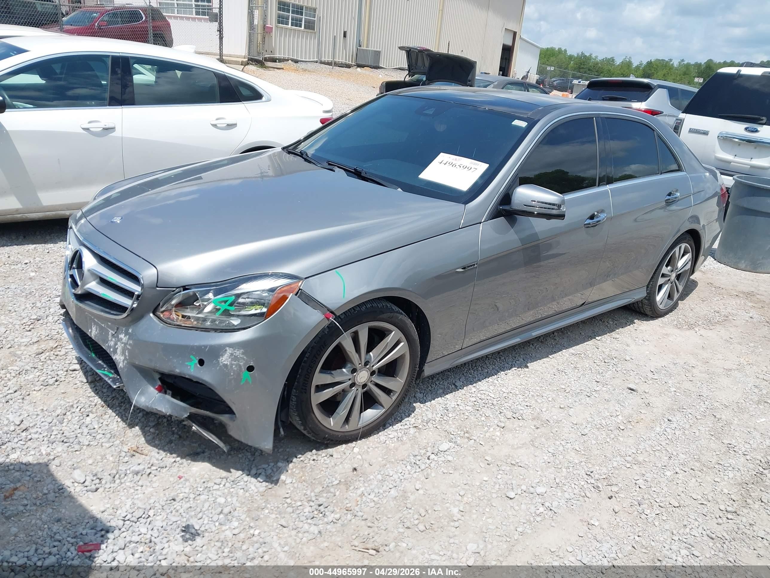 2015 Mercedes-benz E 350   Gray vin: WDDHF5KB6FB131353