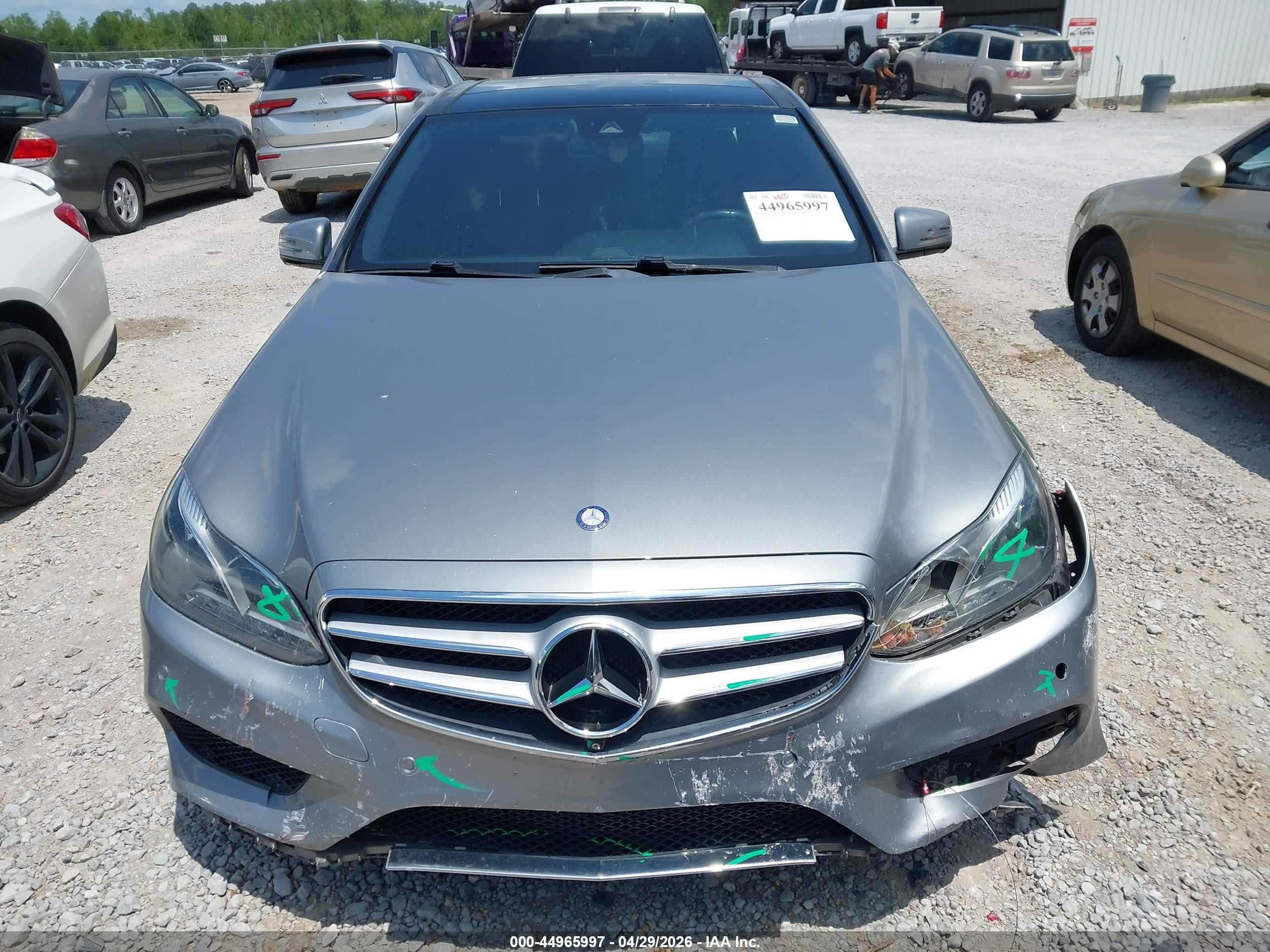 2015 Mercedes-benz E 350   Gray vin: WDDHF5KB6FB131353