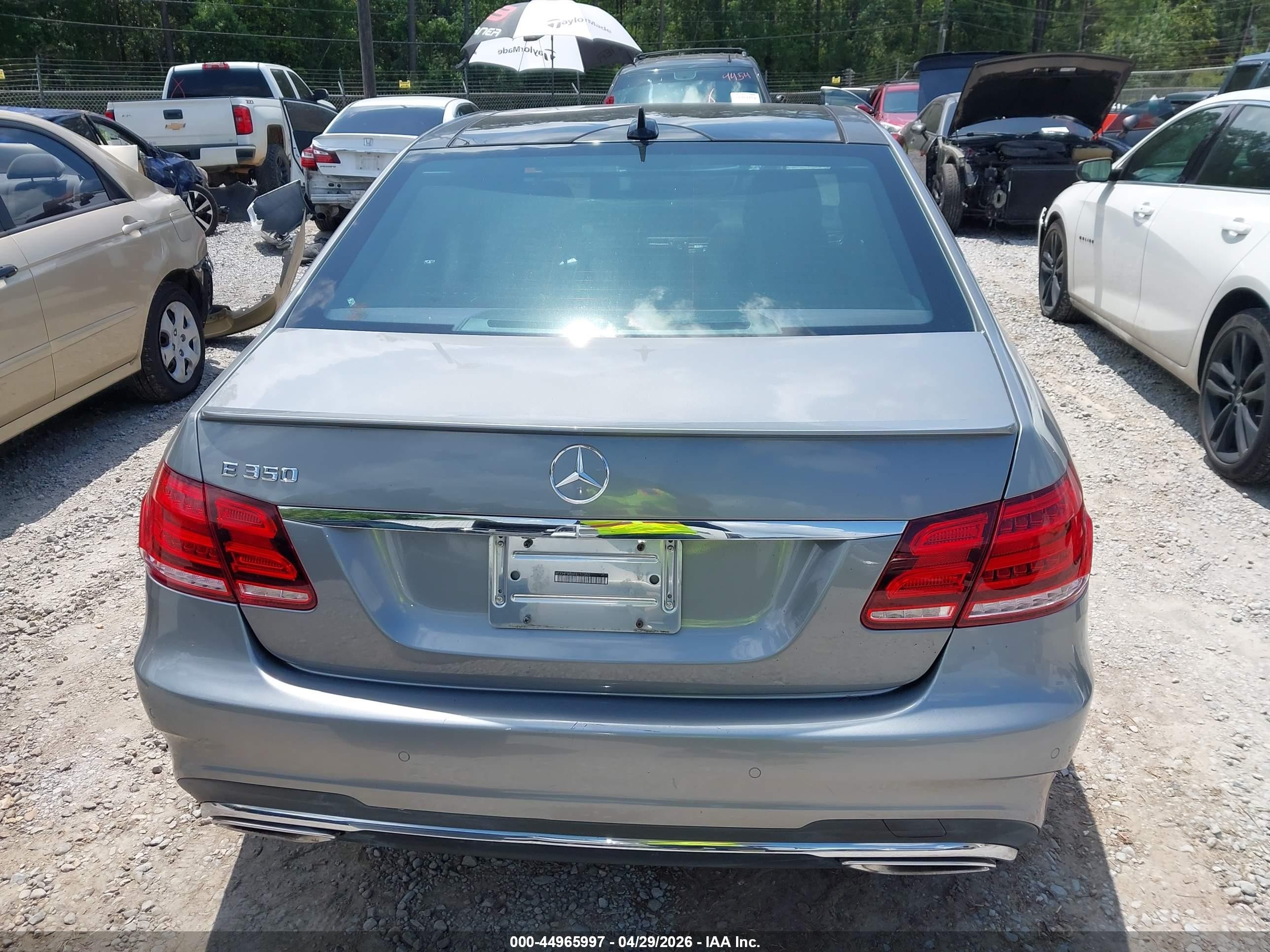2015 Mercedes-benz E 350   Gray vin: WDDHF5KB6FB131353