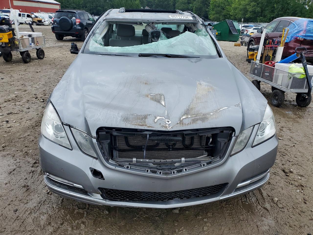 2012 Mercedes-benz E 350 Gray vin: WDDHF5KB7CA532749