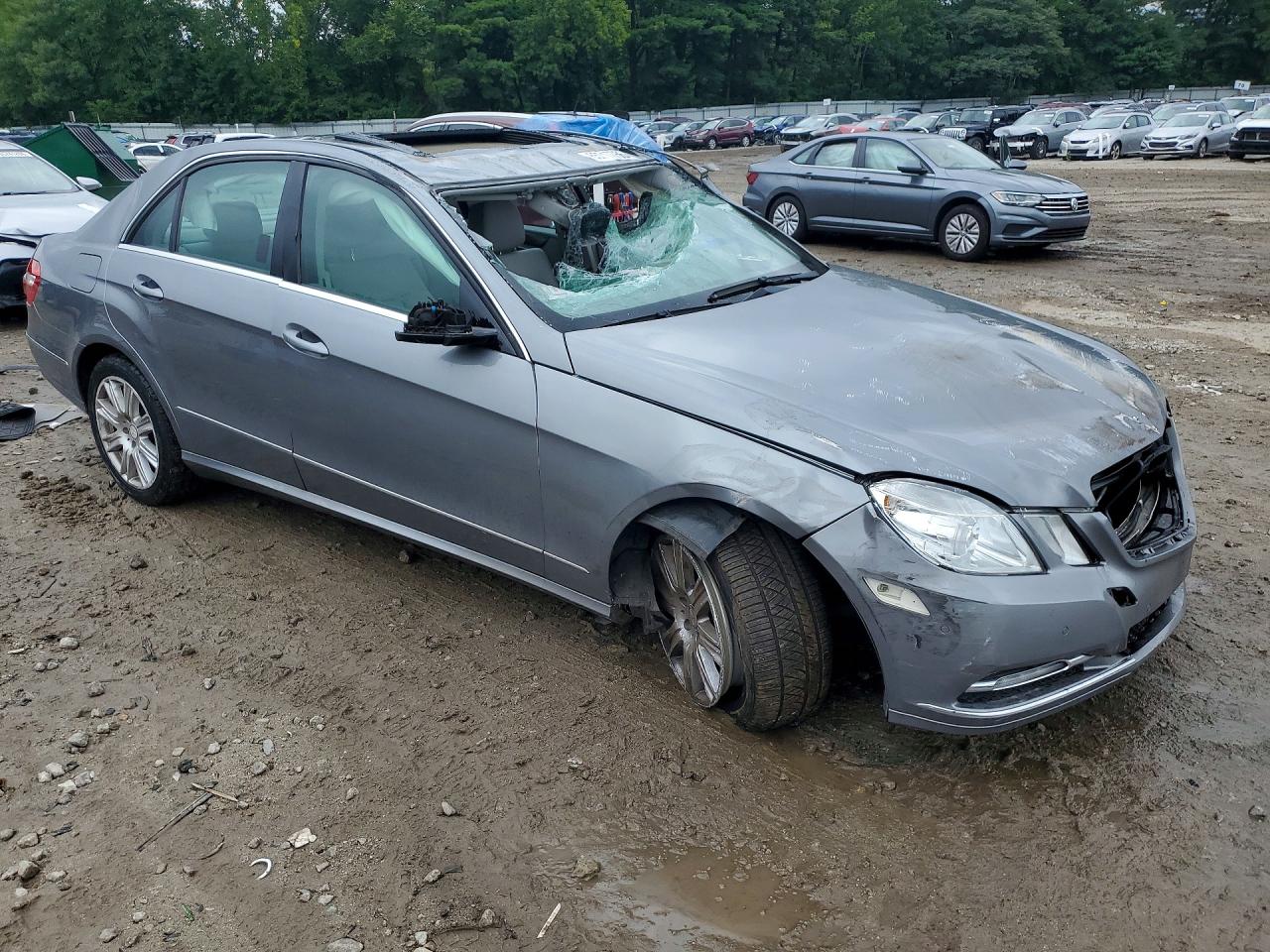 2012 Mercedes-benz E 350 Gray vin: WDDHF5KB7CA532749