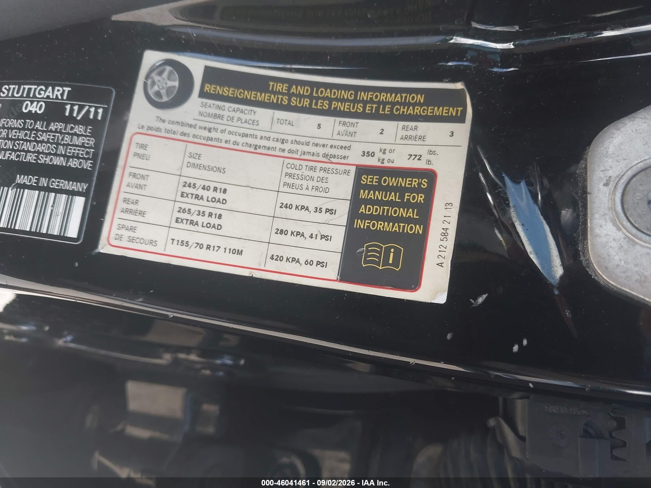 2012 Mercedes-benz E 350 Black vin: WDDHF5KB7CA572345