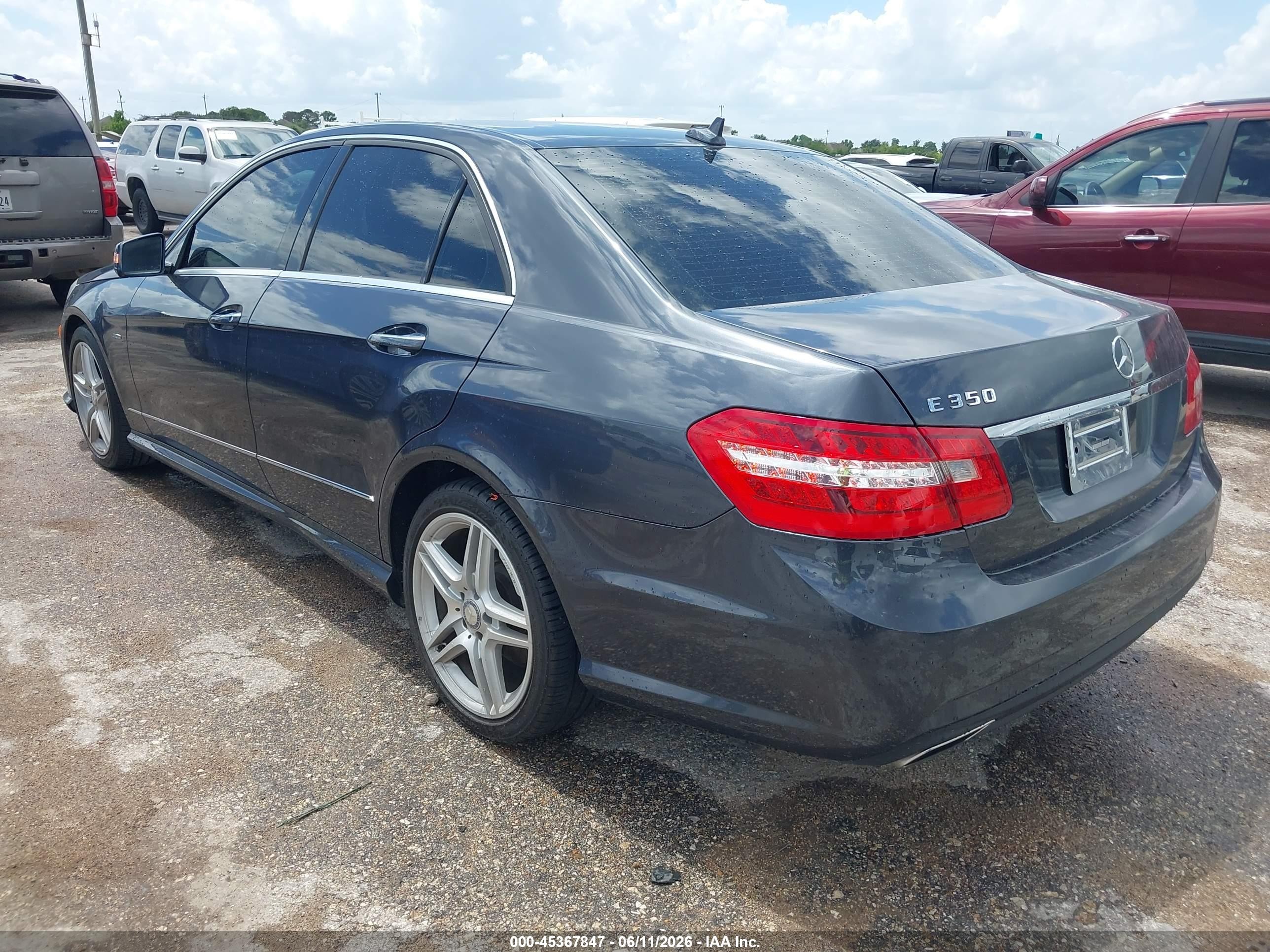 2012 Mercedes-benz E 350   Gray vin: WDDHF5KB7CA592658
