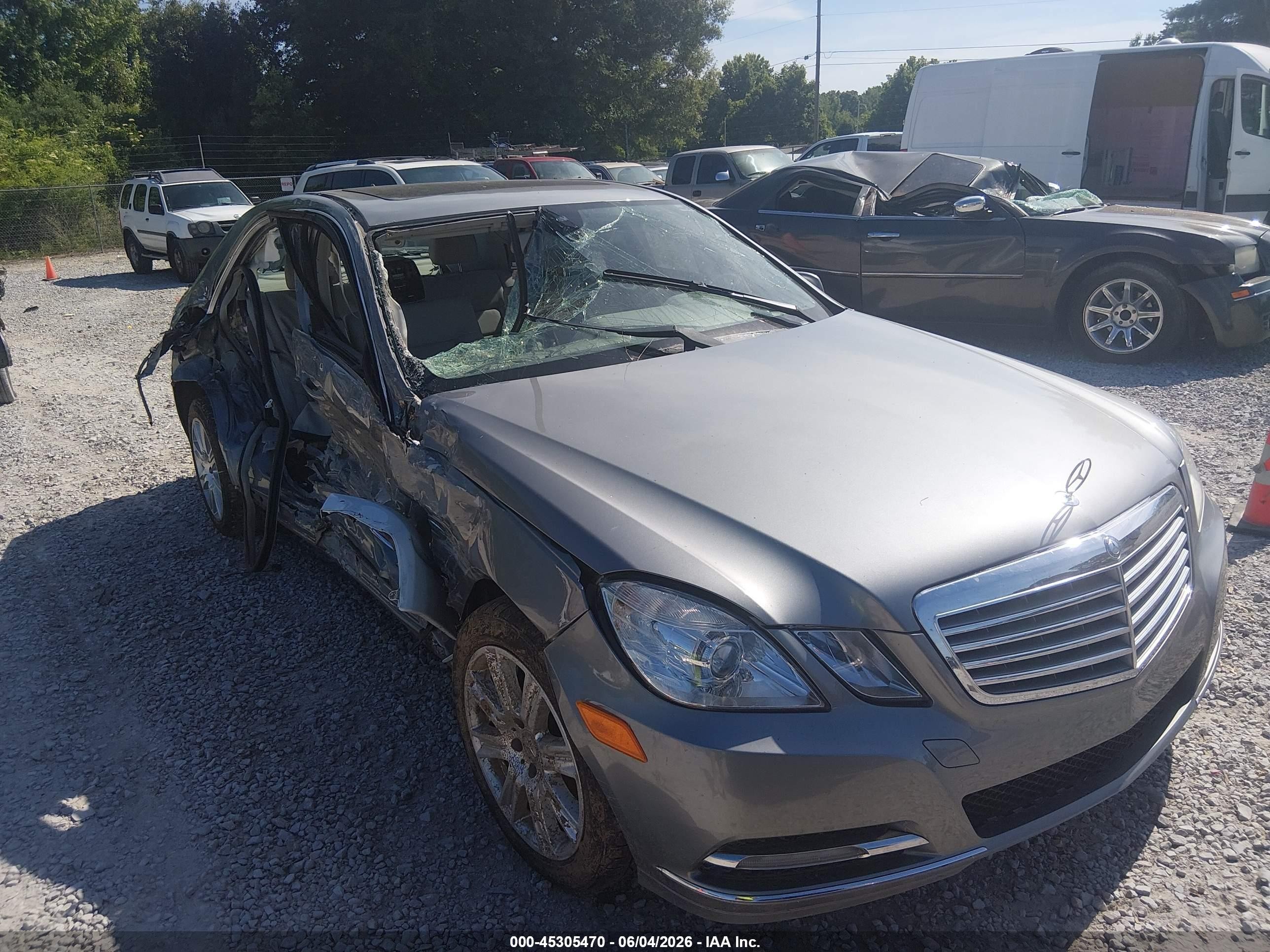 2012 Mercedes-benz E 350   Gray vin: WDDHF5KB7CA594930