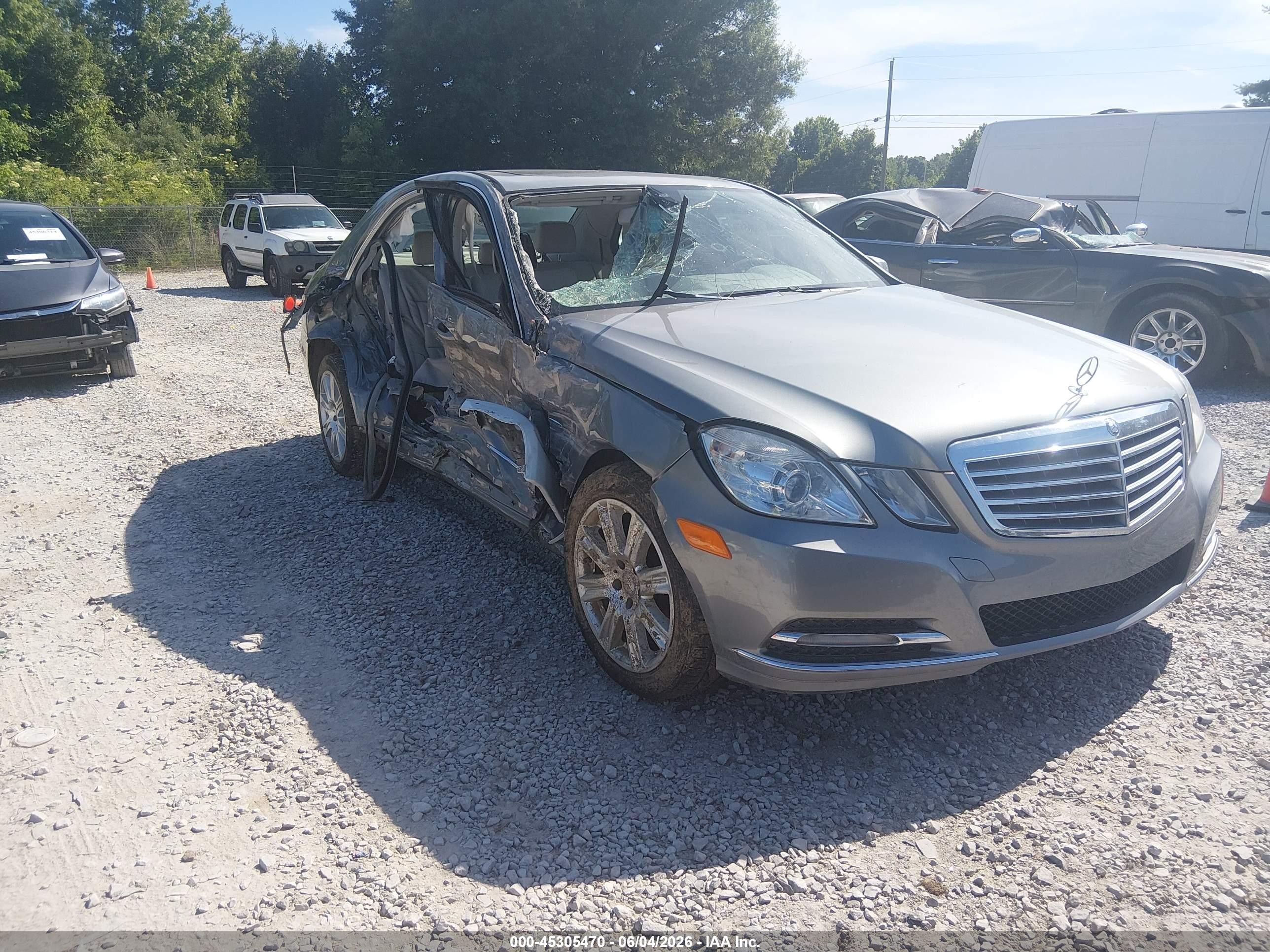 2012 Mercedes-benz E 350   Gray vin: WDDHF5KB7CA594930