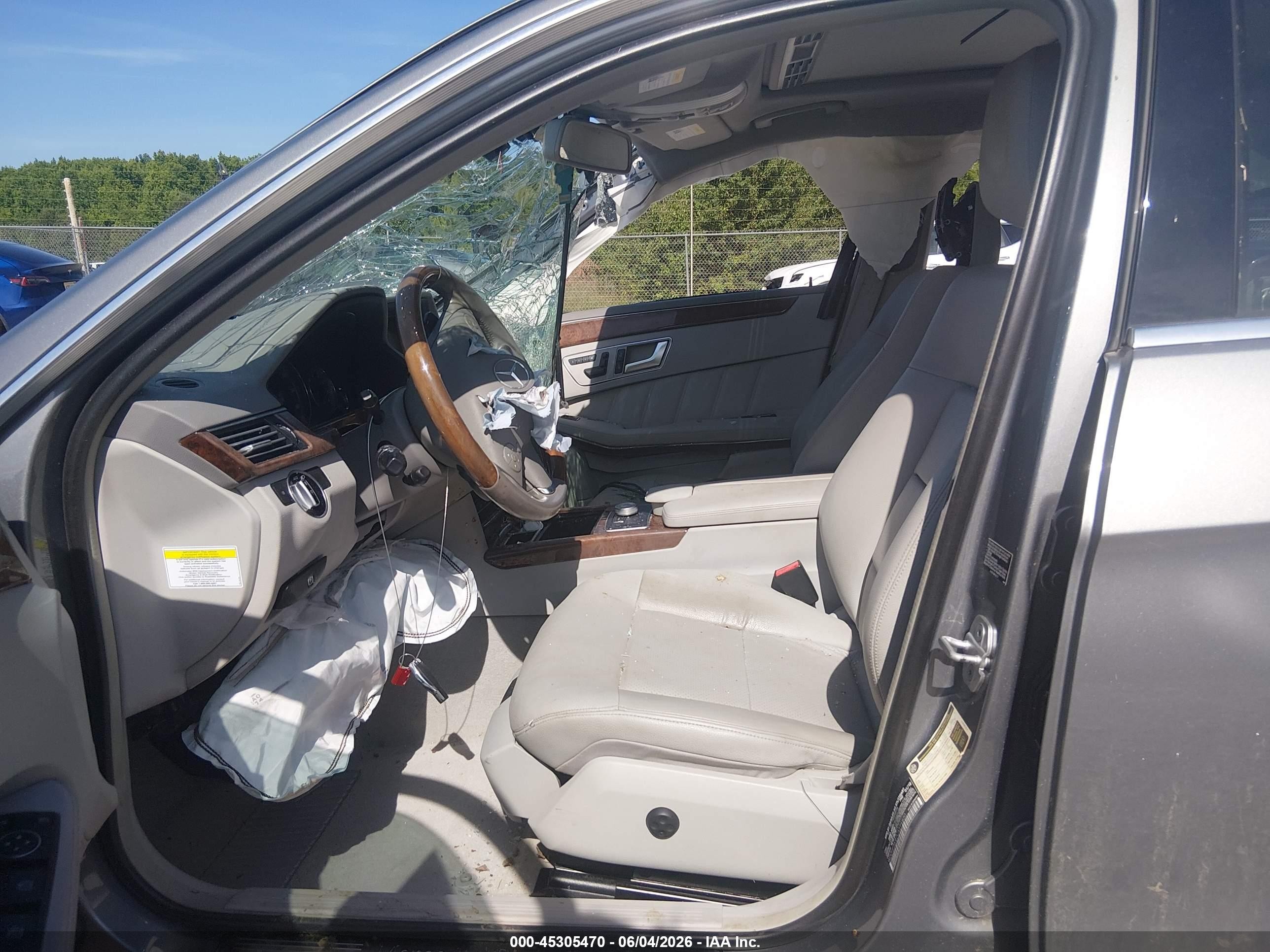 2012 Mercedes-benz E 350   Gray vin: WDDHF5KB7CA594930