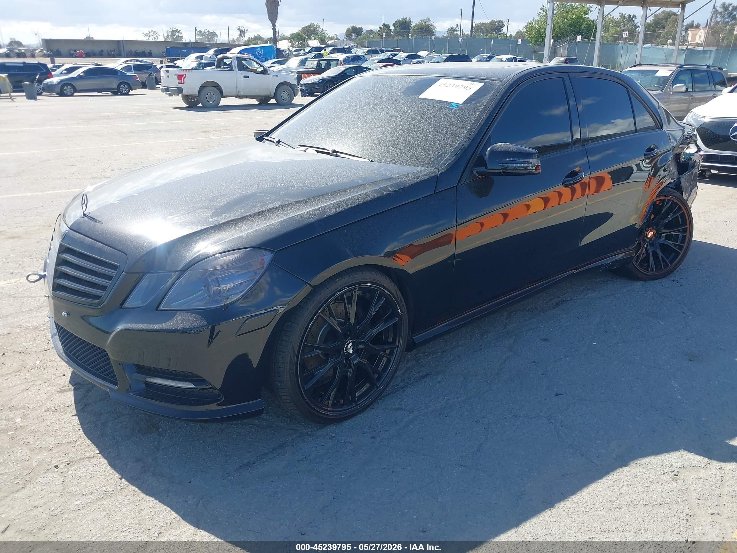 2012 Mercedes-benz E 350   Black vin: WDDHF5KB7CA632348
