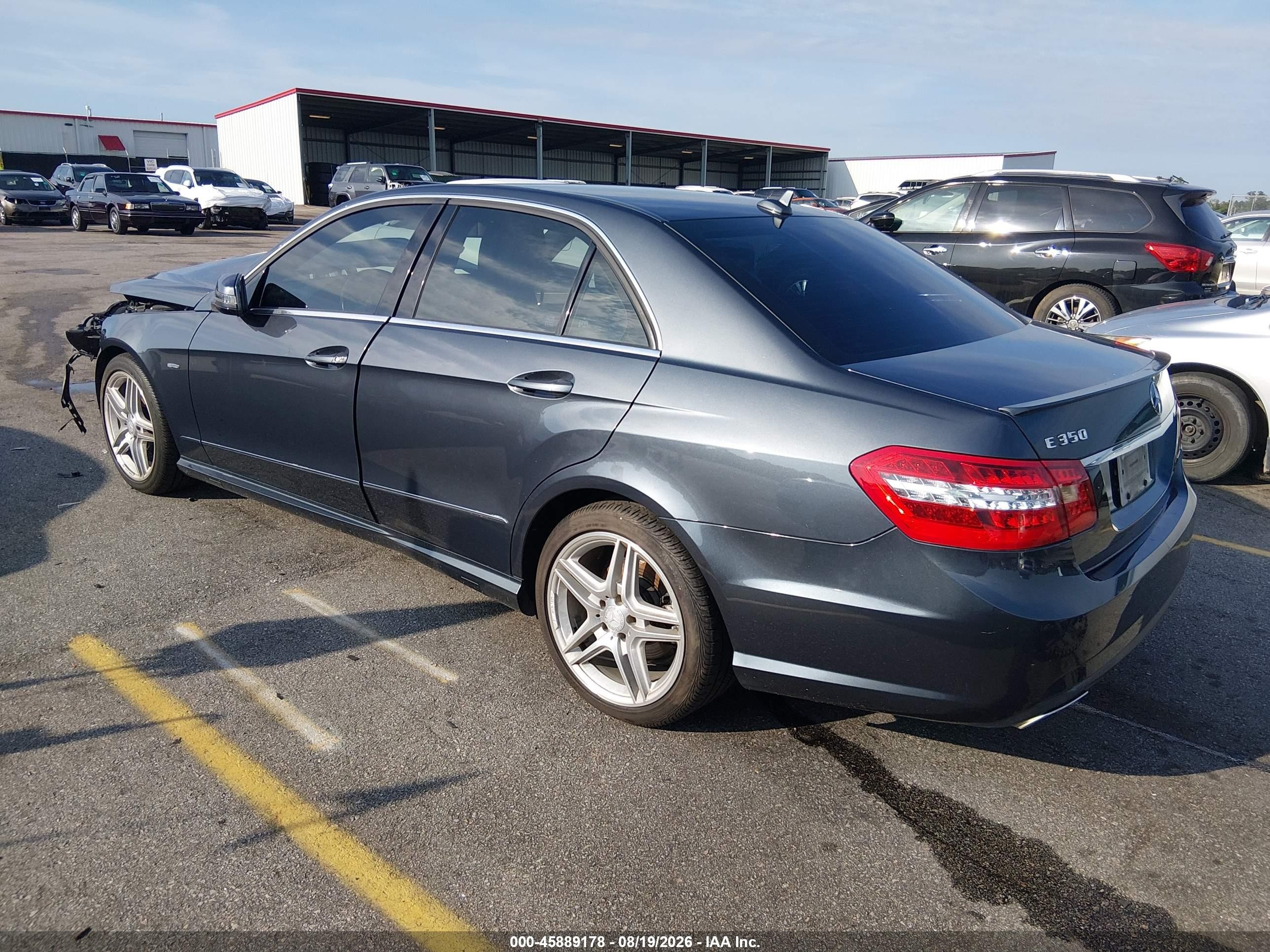 2012 Mercedes-benz E 350   Gray vin: WDDHF5KB7CA647027