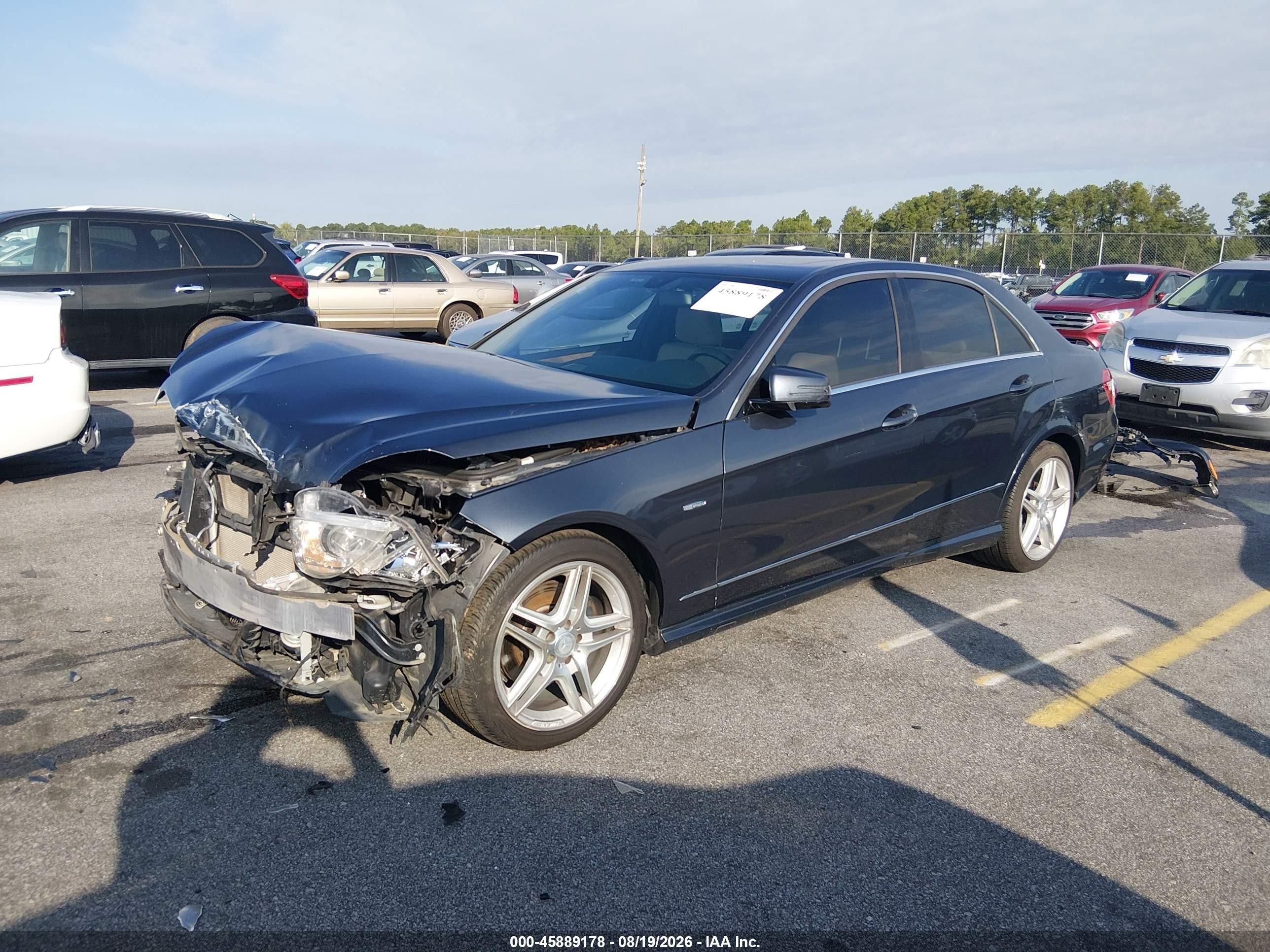 2012 Mercedes-benz E 350   Gray vin: WDDHF5KB7CA647027