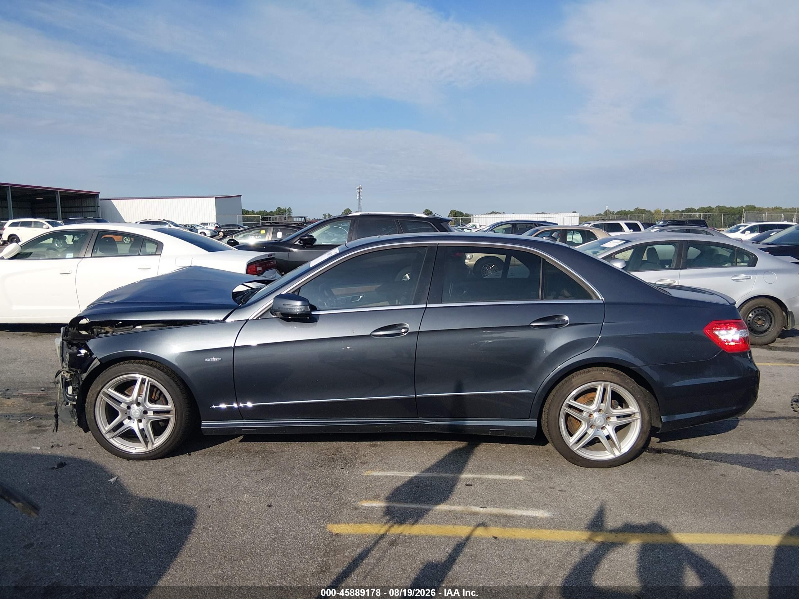 2012 Mercedes-benz E 350   Gray vin: WDDHF5KB7CA647027