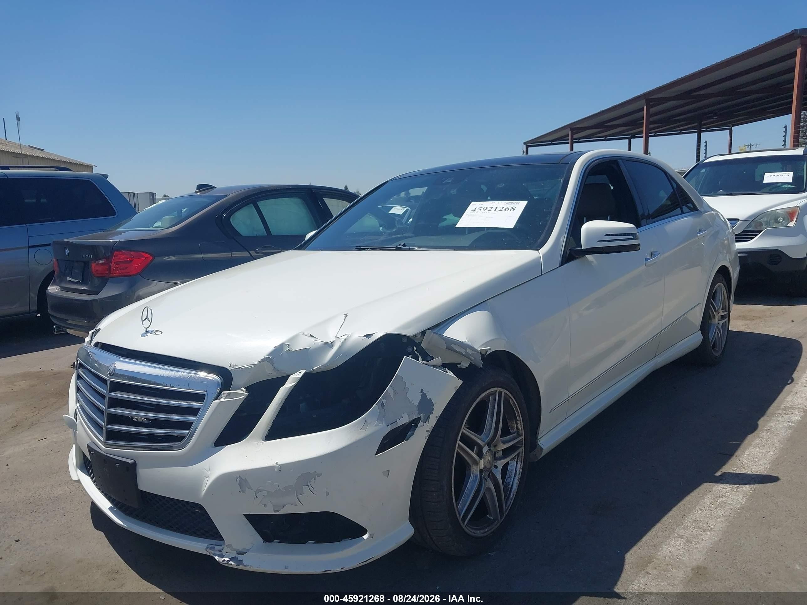 2013 Mercedes-benz E 350   White vin: WDDHF5KB7DA723573