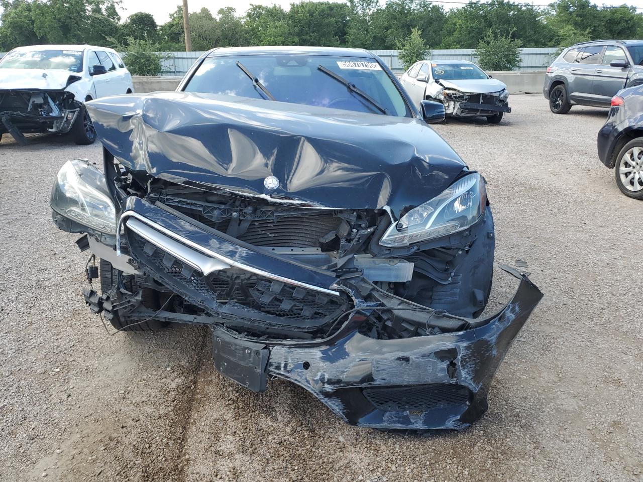 2014 Mercedes-benz E 350 Black vin: WDDHF5KB7EA868601 Damage: Front Bumper/Cover, Broken, Replacement Required