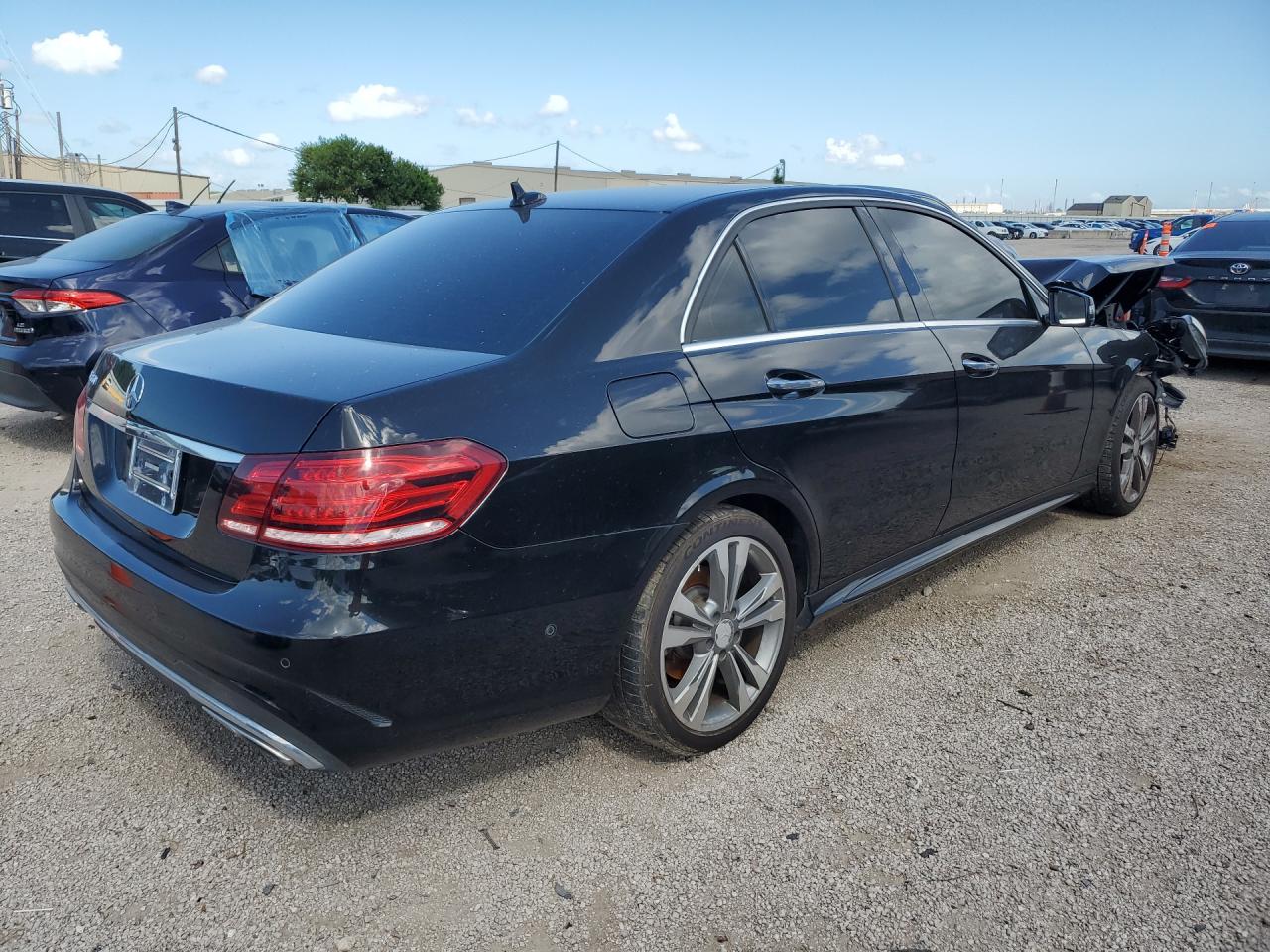 2014 Mercedes-benz E 350 Black vin: WDDHF5KB7EA868601 Damage: Right Rear Door, Dent(S) W/ Paint Dmg, 1/8 To 1/2 Inch