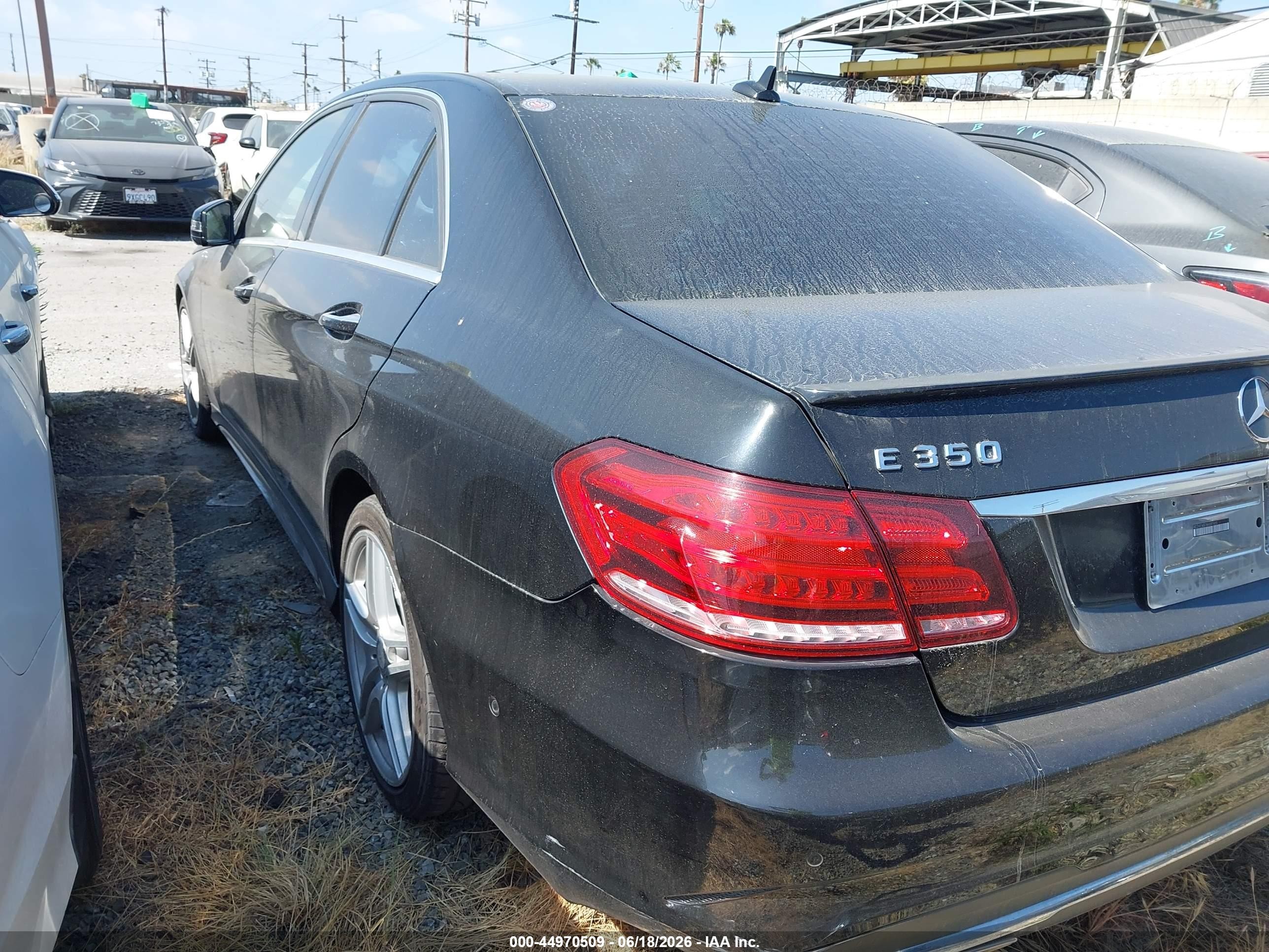 2014 Mercedes-benz E 350   Black vin: WDDHF5KB7EA887455