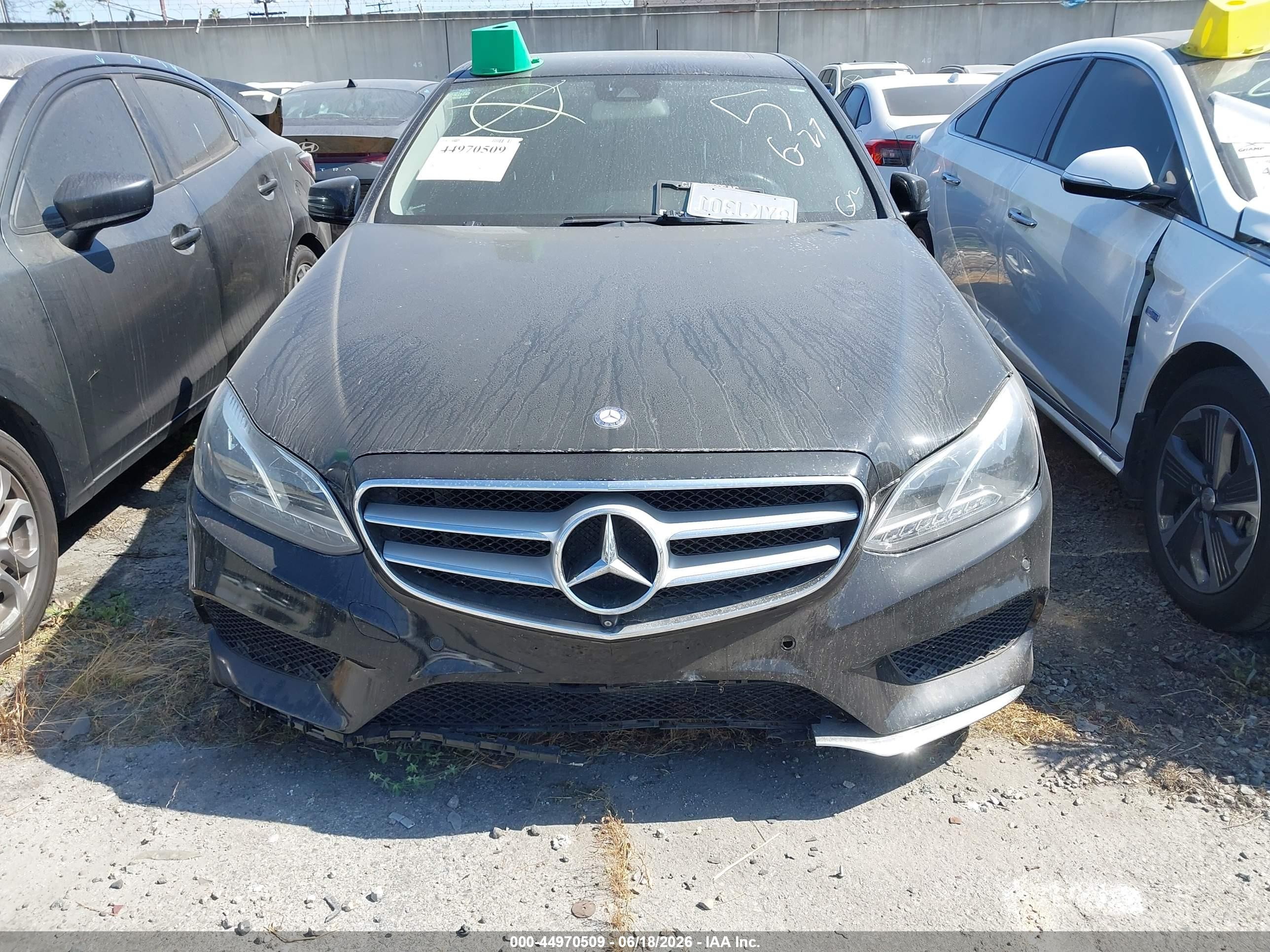 2014 Mercedes-benz E 350   Black vin: WDDHF5KB7EA887455