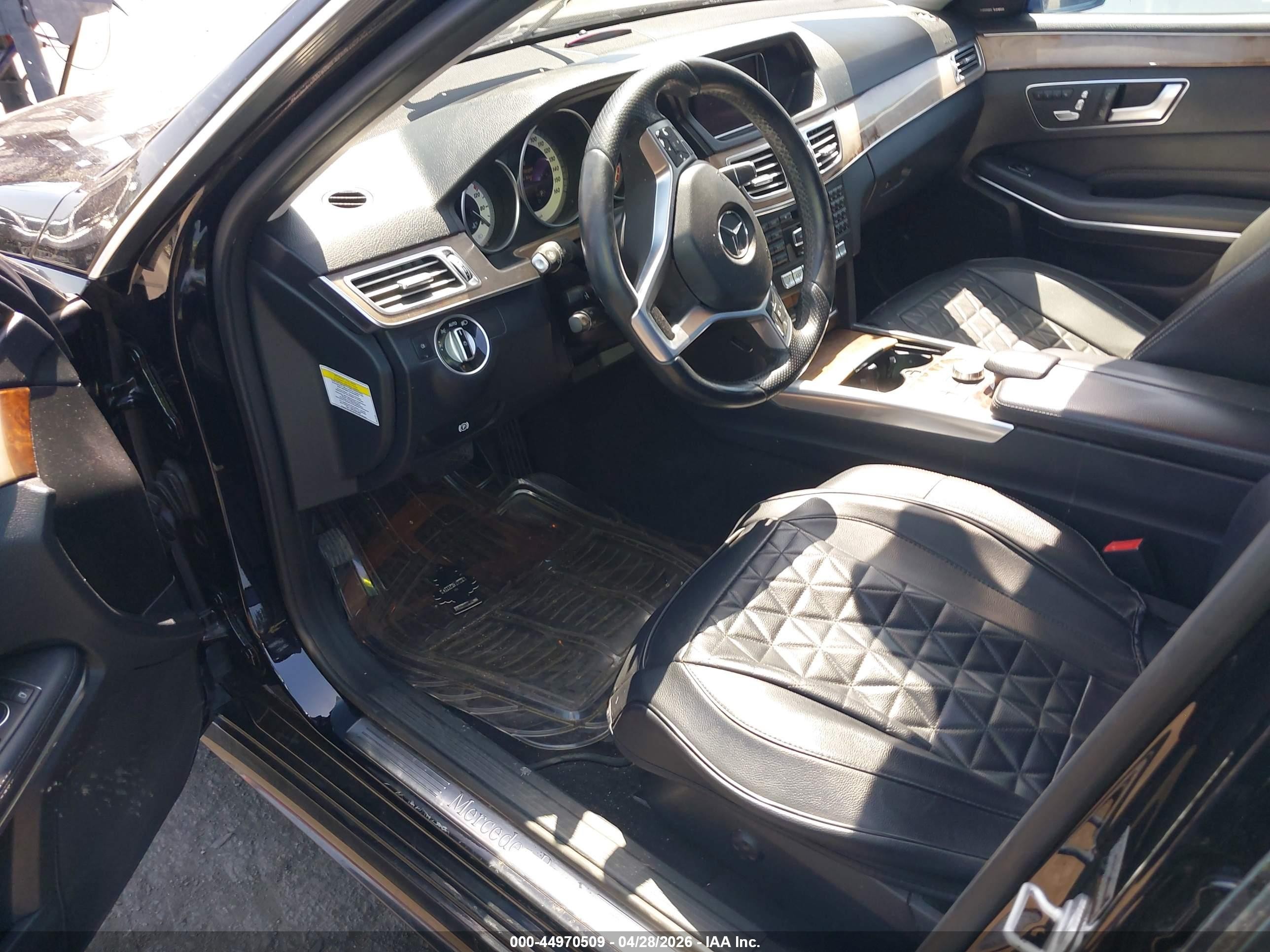 2014 Mercedes-benz E 350   Black vin: WDDHF5KB7EA887455