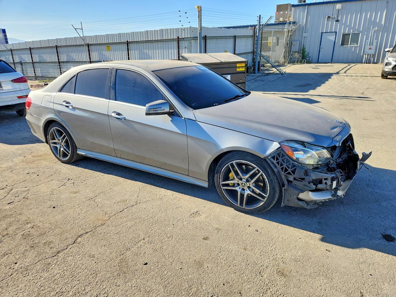 2014 Mercedes-benz E 350 Silver vin: WDDHF5KB7EB007929