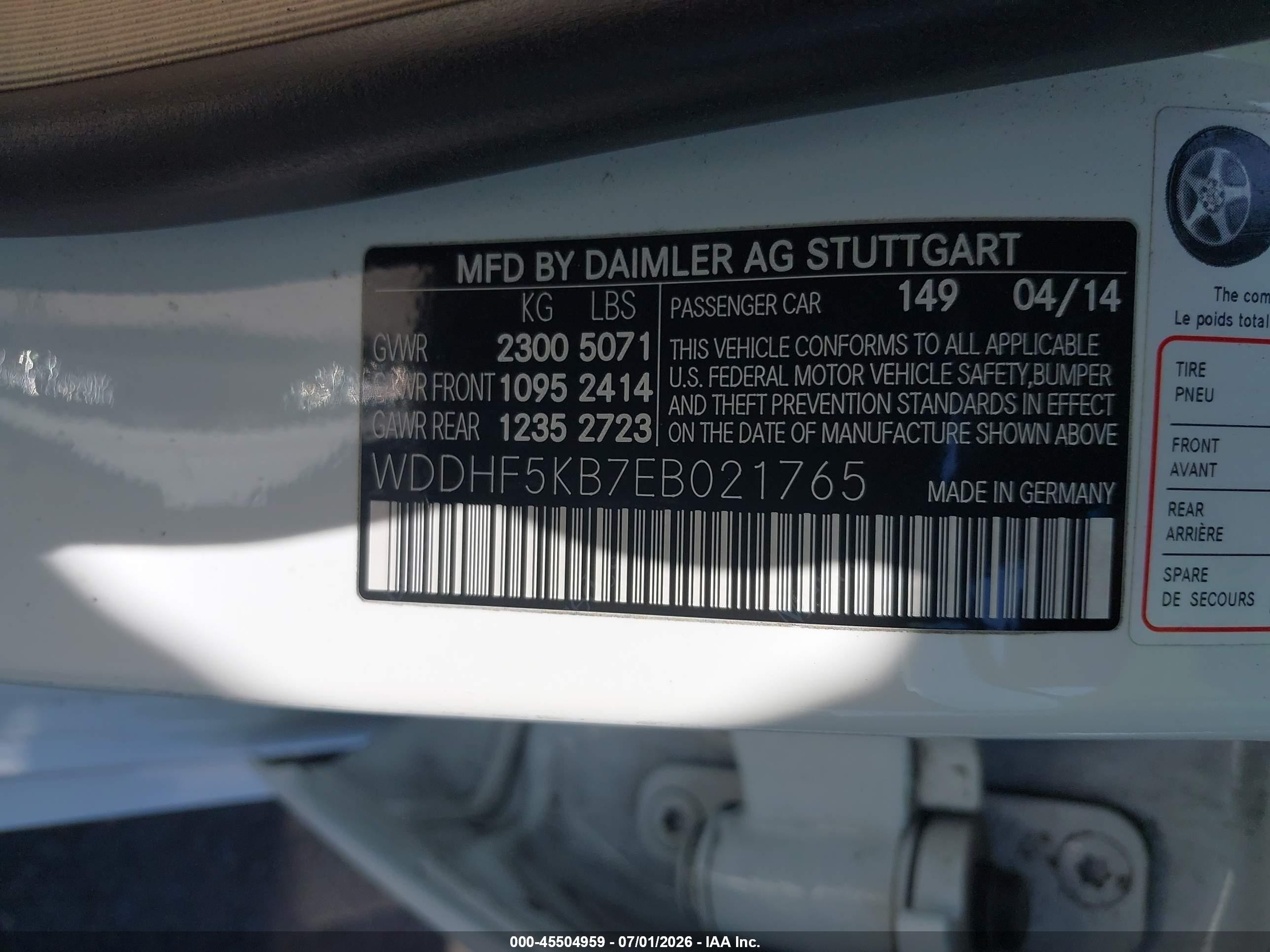 2014 Mercedes-benz E 350   White vin: WDDHF5KB7EB021765
