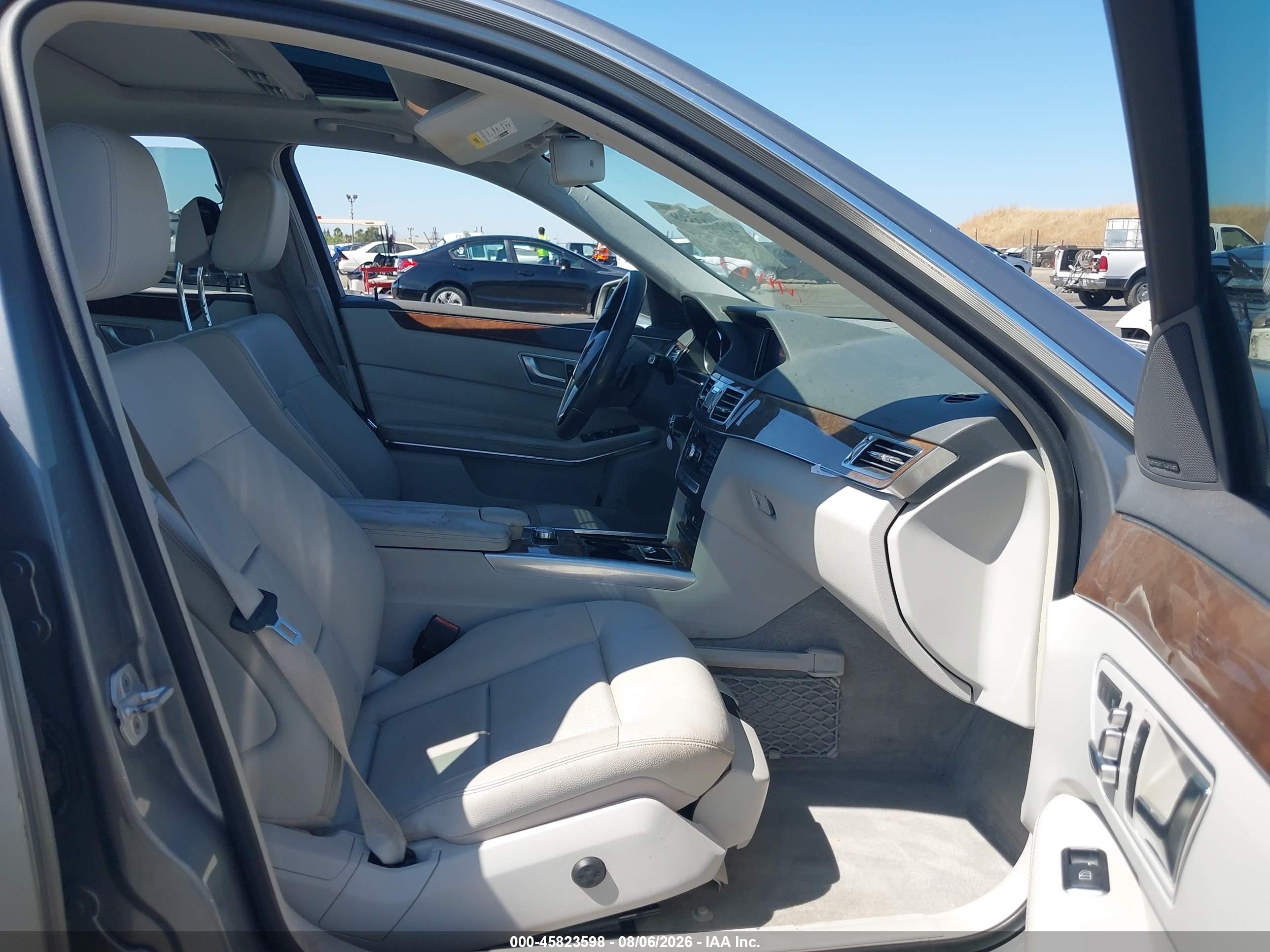 2014 Mercedes-benz E 350 Серый vin: WDDHF5KB7EB022270