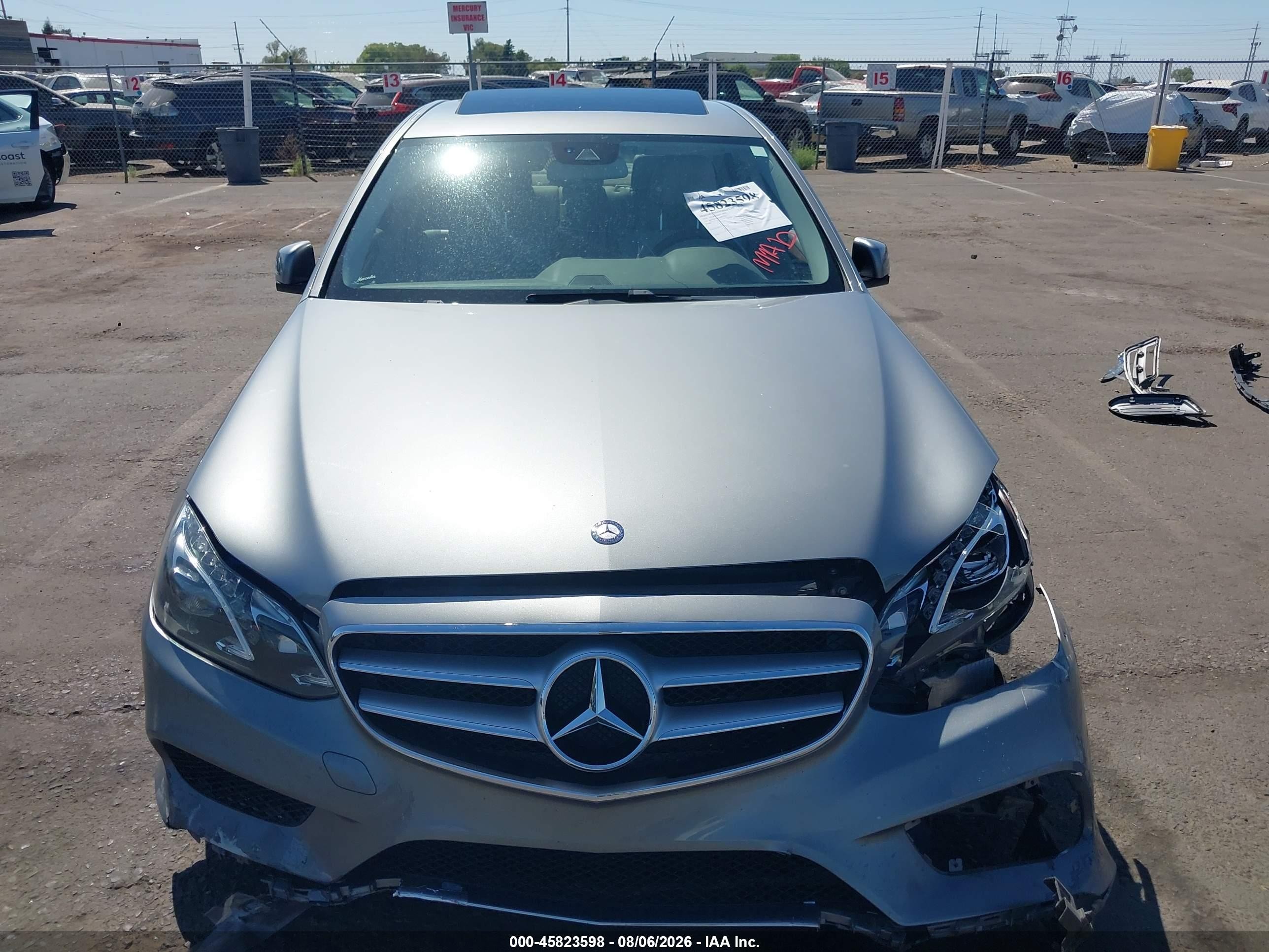 2014 Mercedes-benz E 350 Серый vin: WDDHF5KB7EB022270