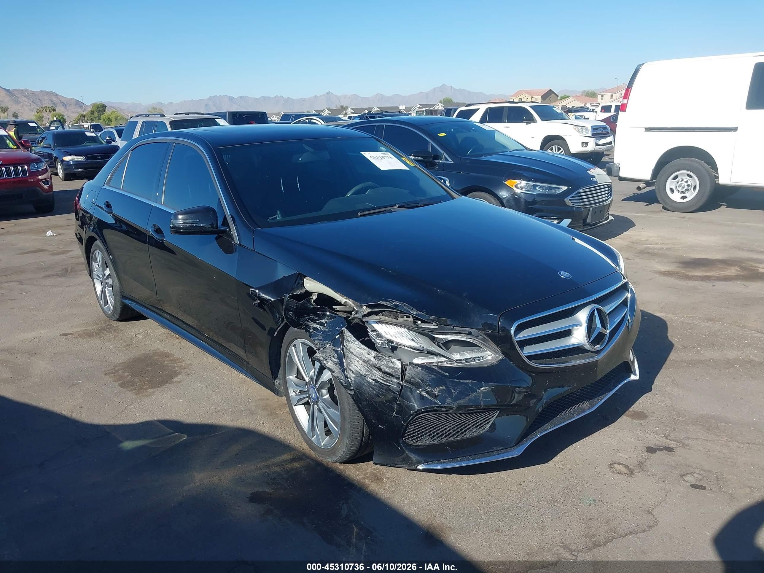 2014 Mercedes-benz E 350   Black vin: WDDHF5KB7EB051316