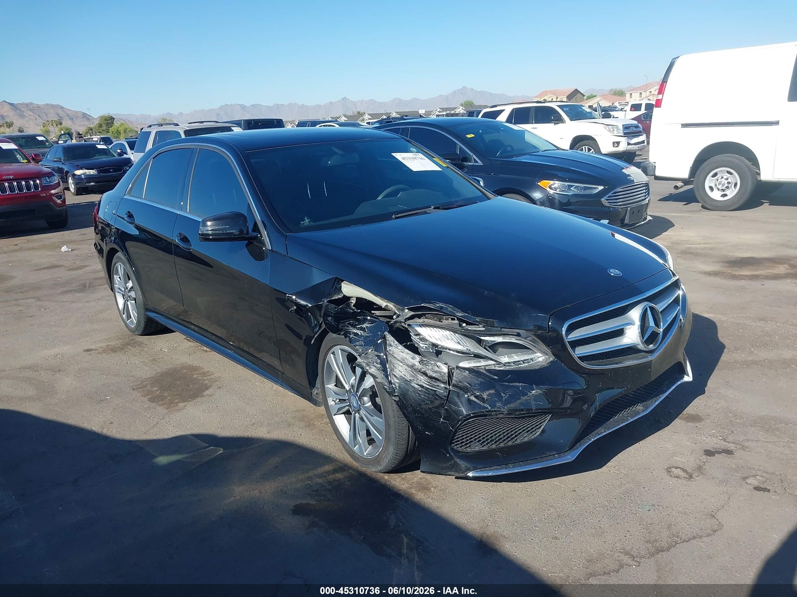 2014 Mercedes-benz E 350   Black vin: WDDHF5KB7EB051316
