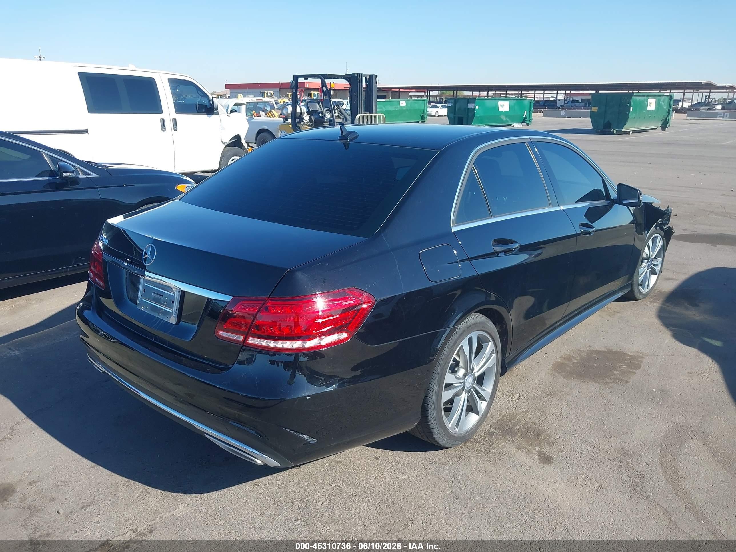 2014 Mercedes-benz E 350   Black vin: WDDHF5KB7EB051316