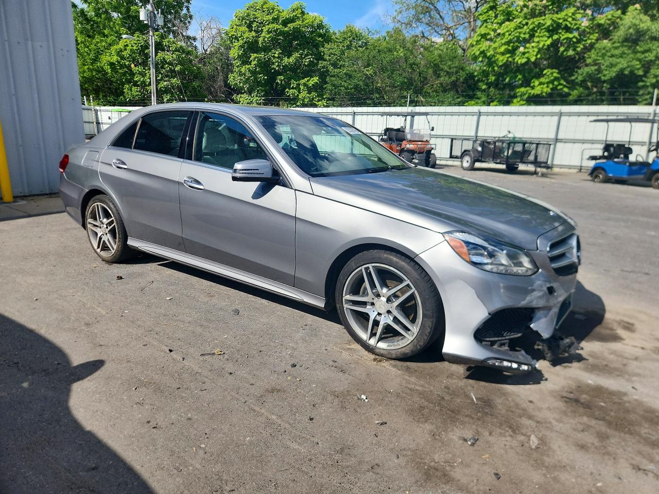 2015 Mercedes-benz E 350 Silver vin: WDDHF5KB7FB151451