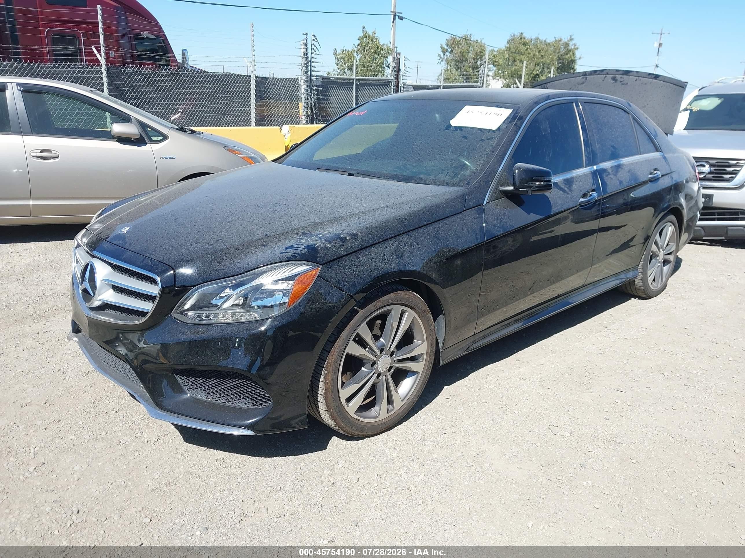 2016 Mercedes-benz E 350   Black vin: WDDHF5KB7GB184936