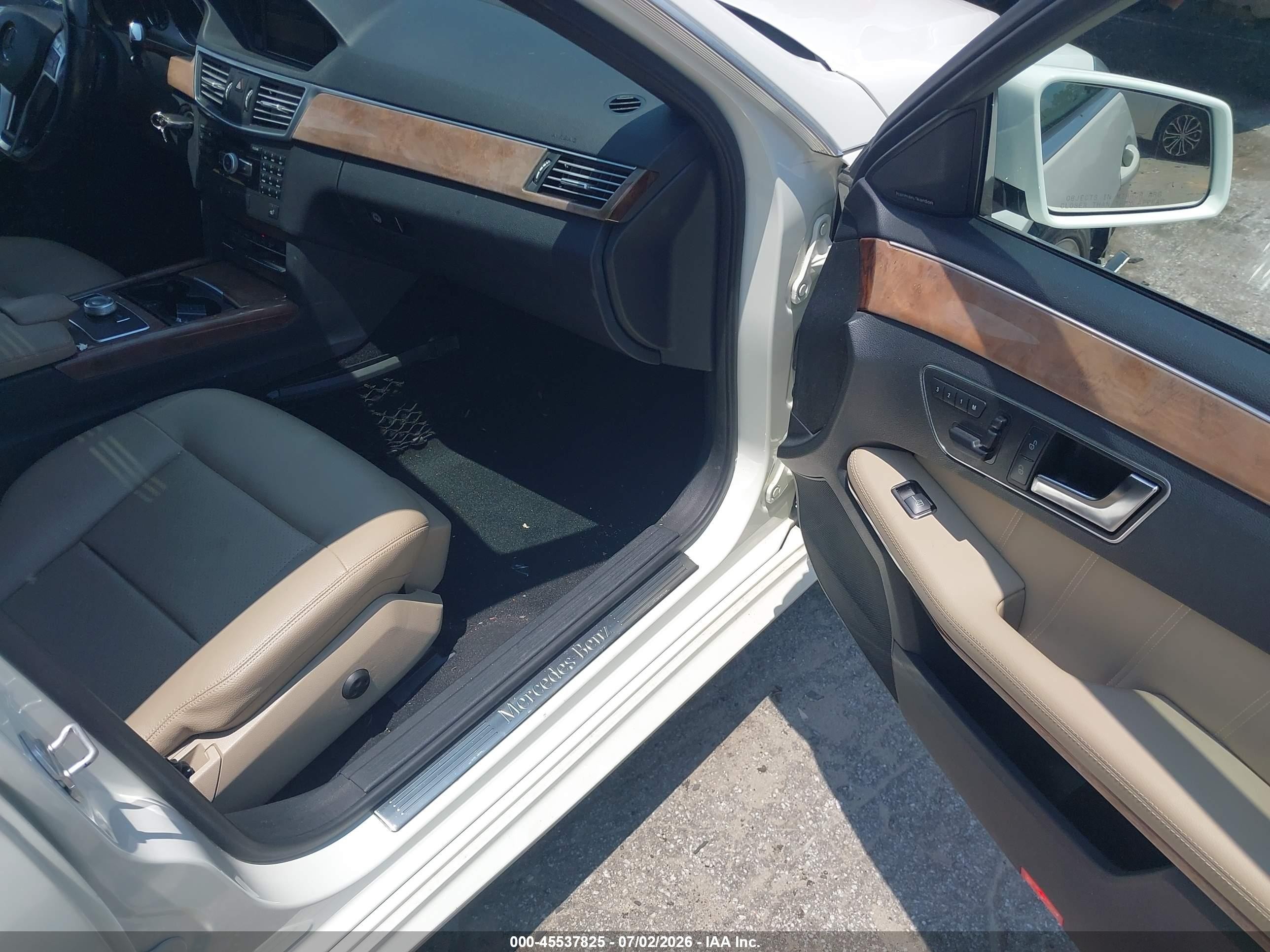 2012 Mercedes-benz E 350 White vin: WDDHF5KB8CA527575