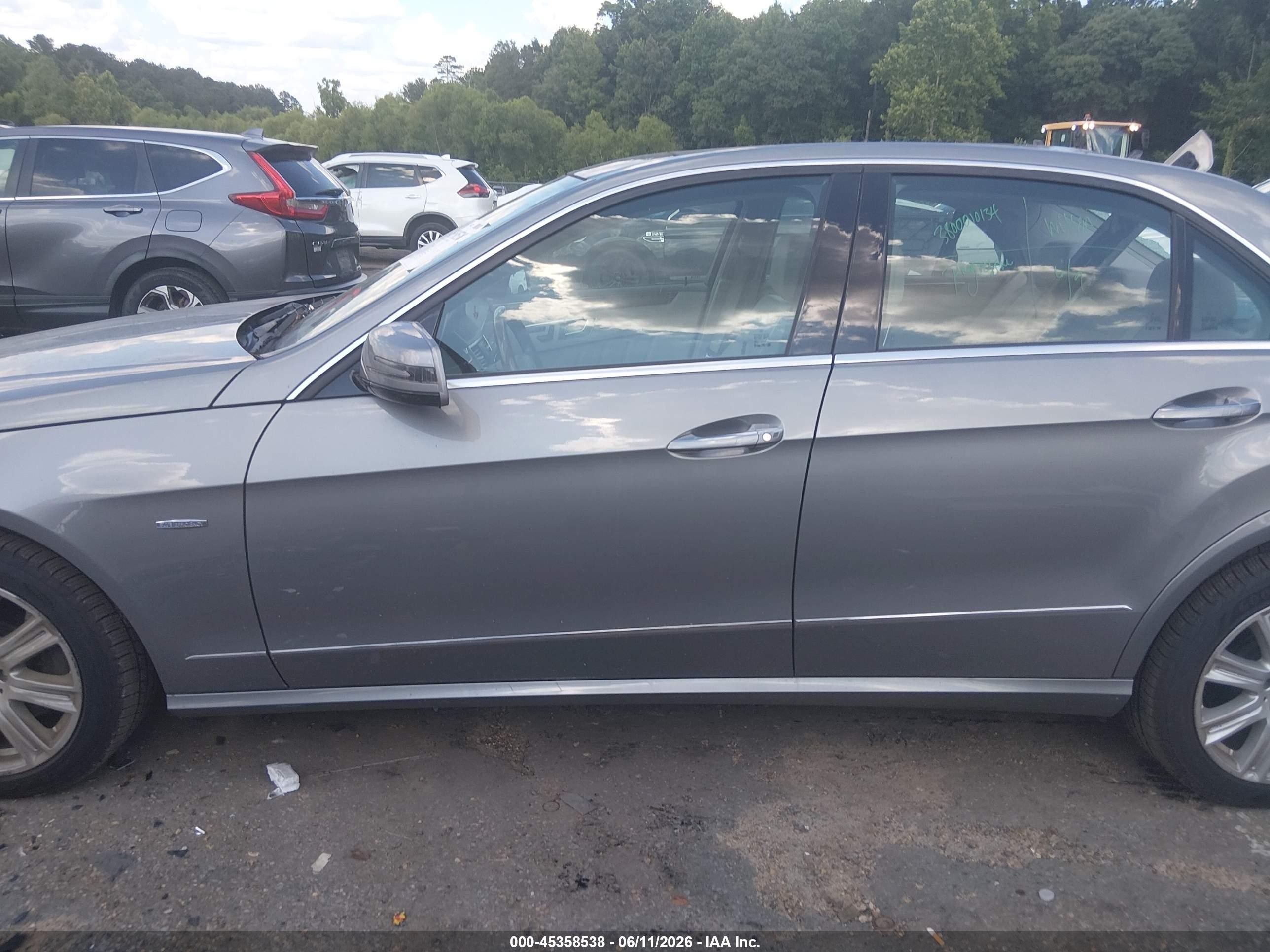 2012 Mercedes-benz E 350   Silver vin: WDDHF5KB8CA608916