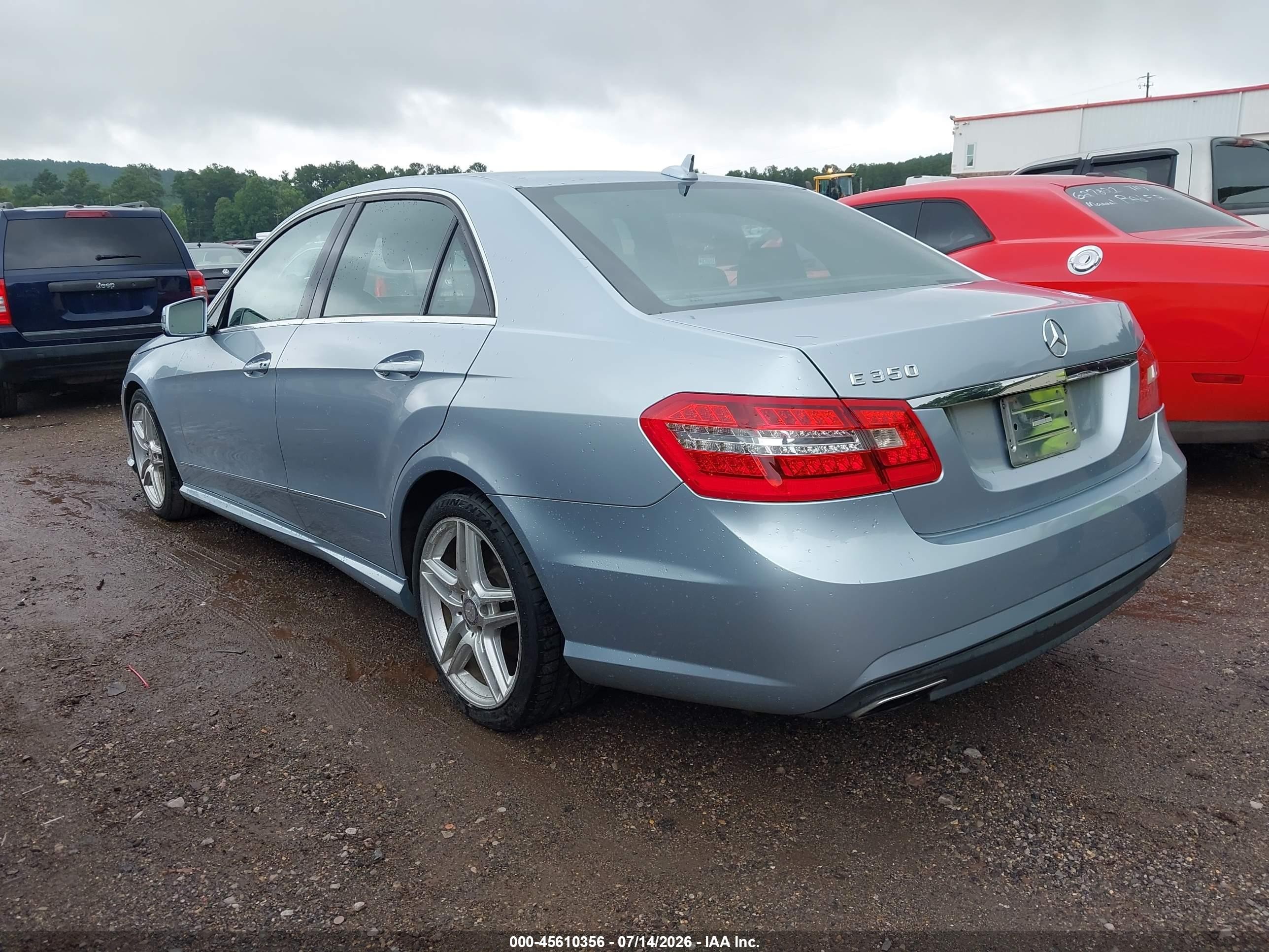 2013 Mercedes-benz E 350   Blue vin: WDDHF5KB8DA736297